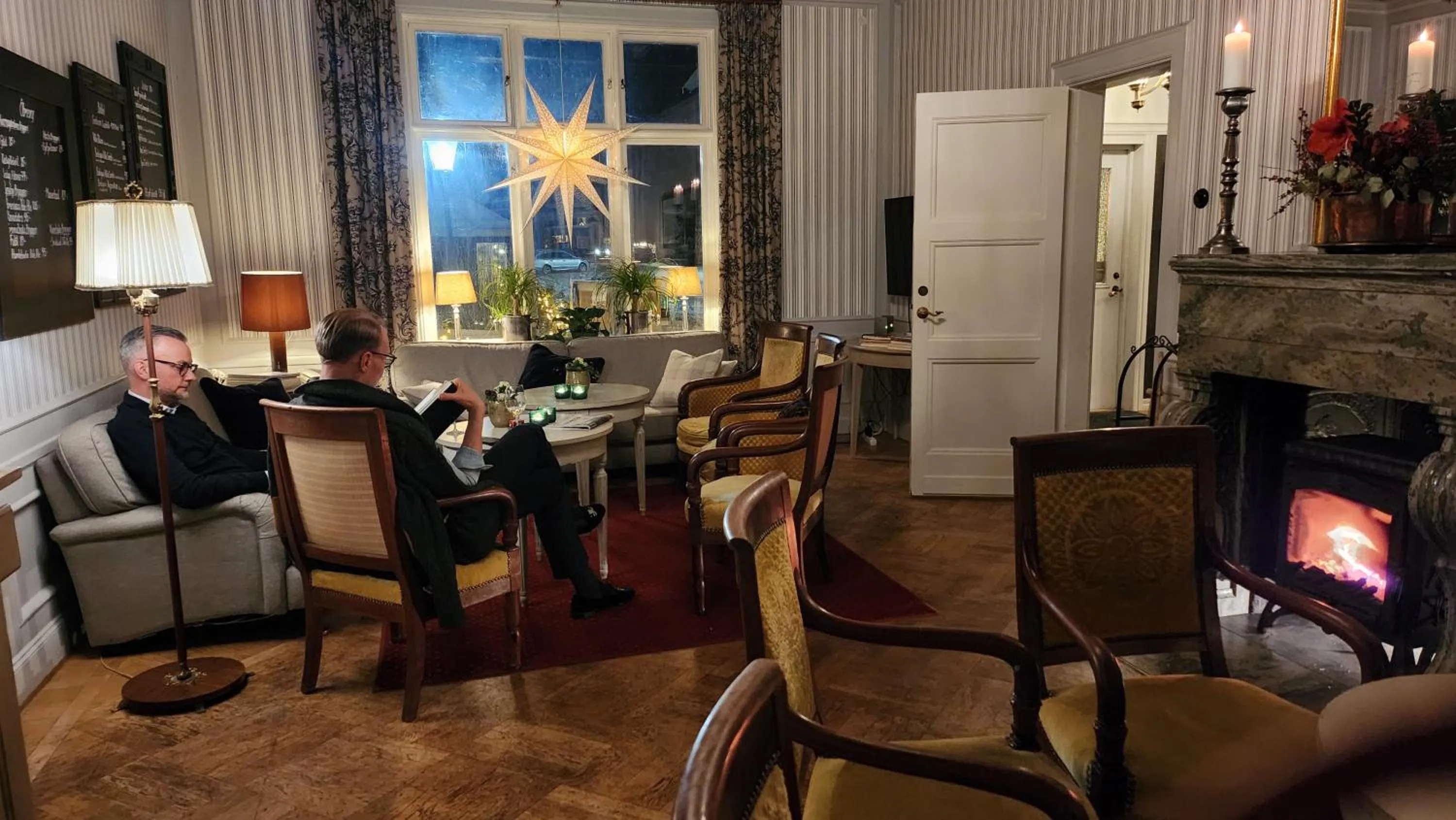 Living room in Villa Gransholm