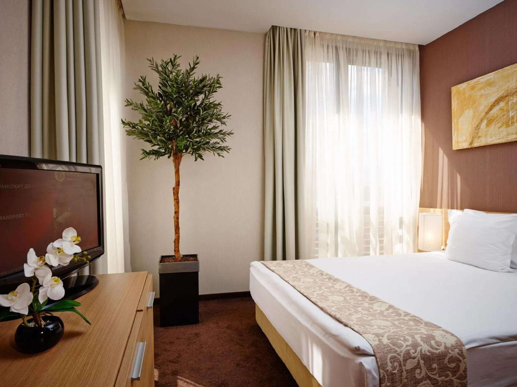 Bed in Lucky Bansko Aparthotel SPA & Relax