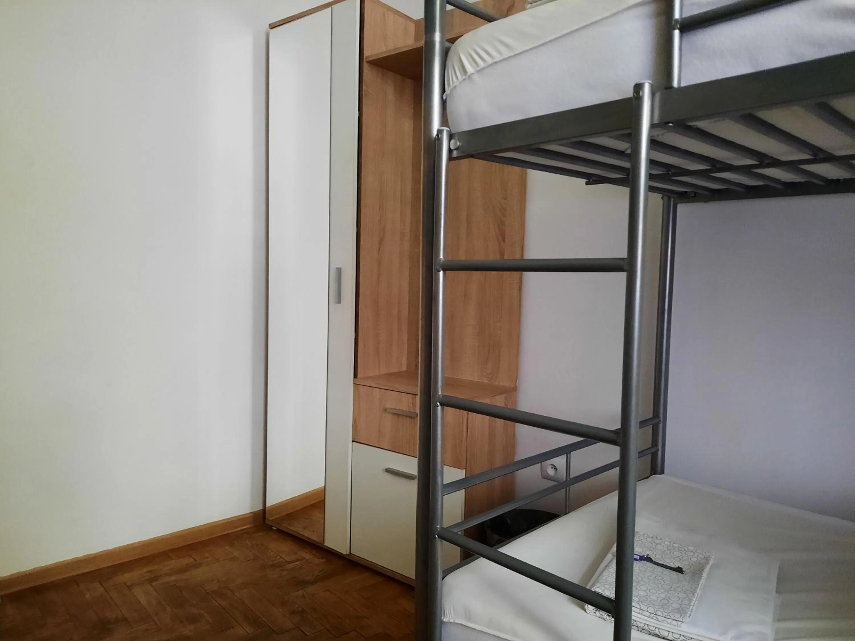 wardrobe, Bed in Lorf Hostel&Coffee