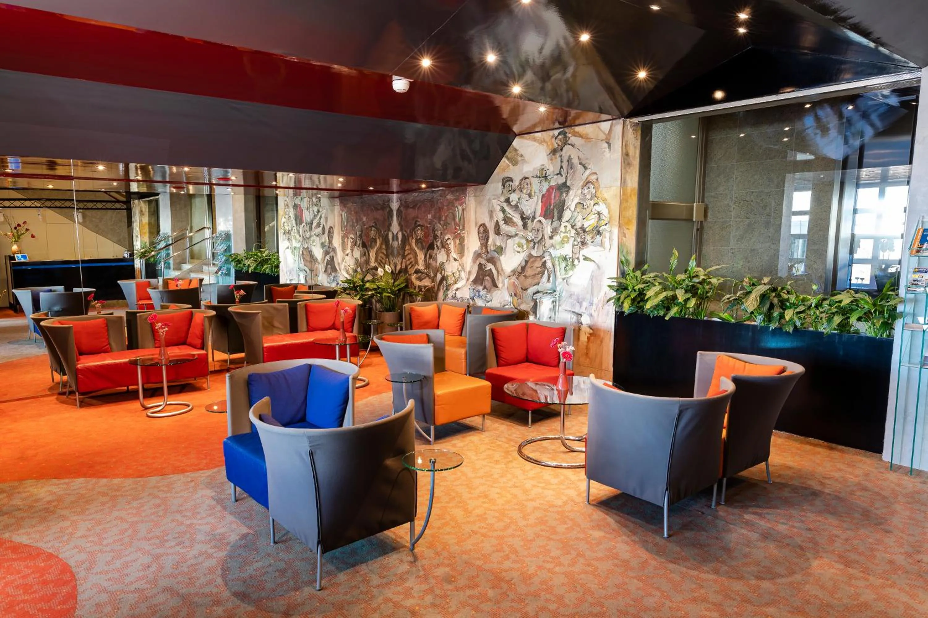 Seating area in Top Appartements Roth am Strande