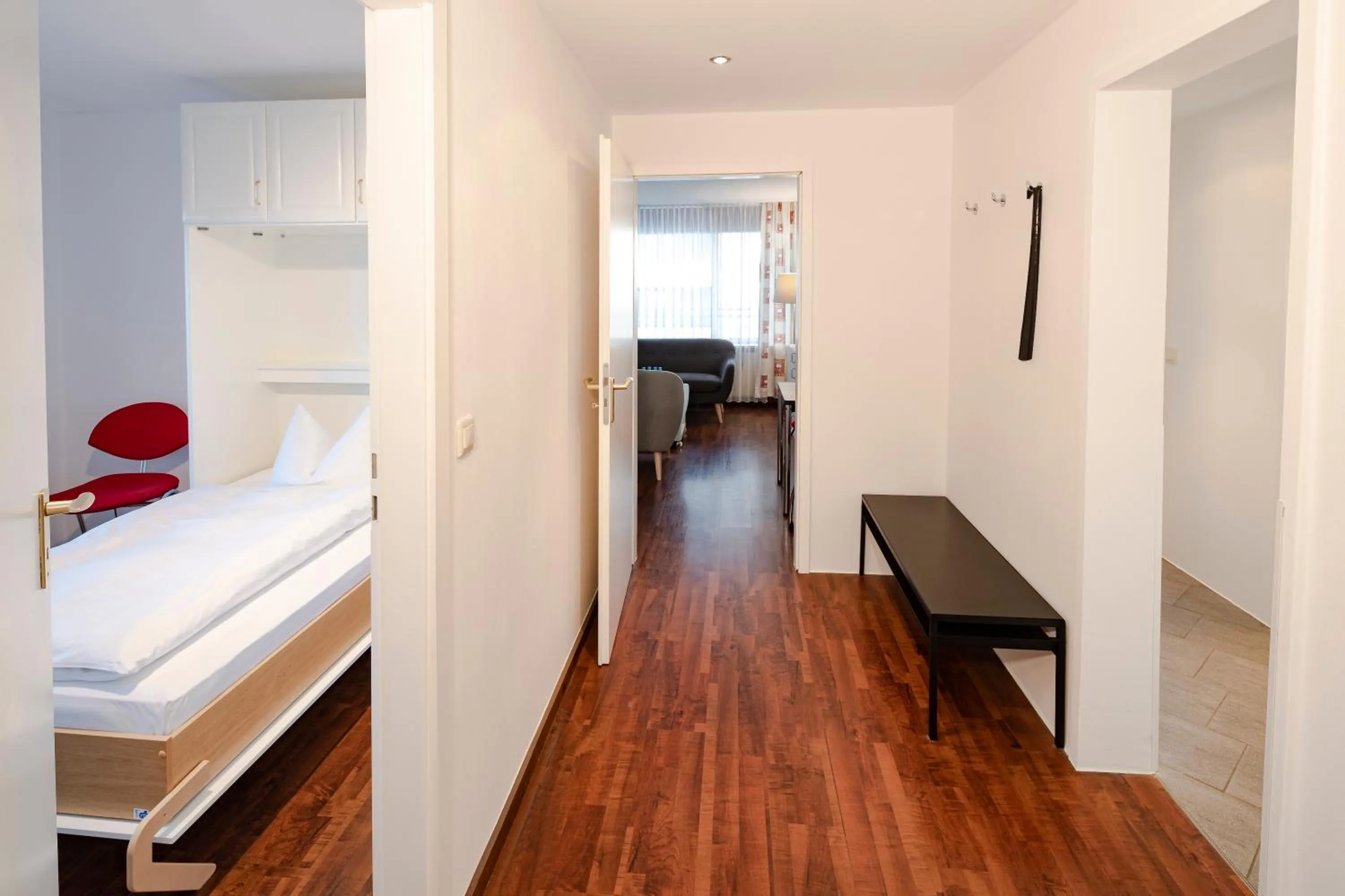 Bed in Top Appartements Roth am Strande