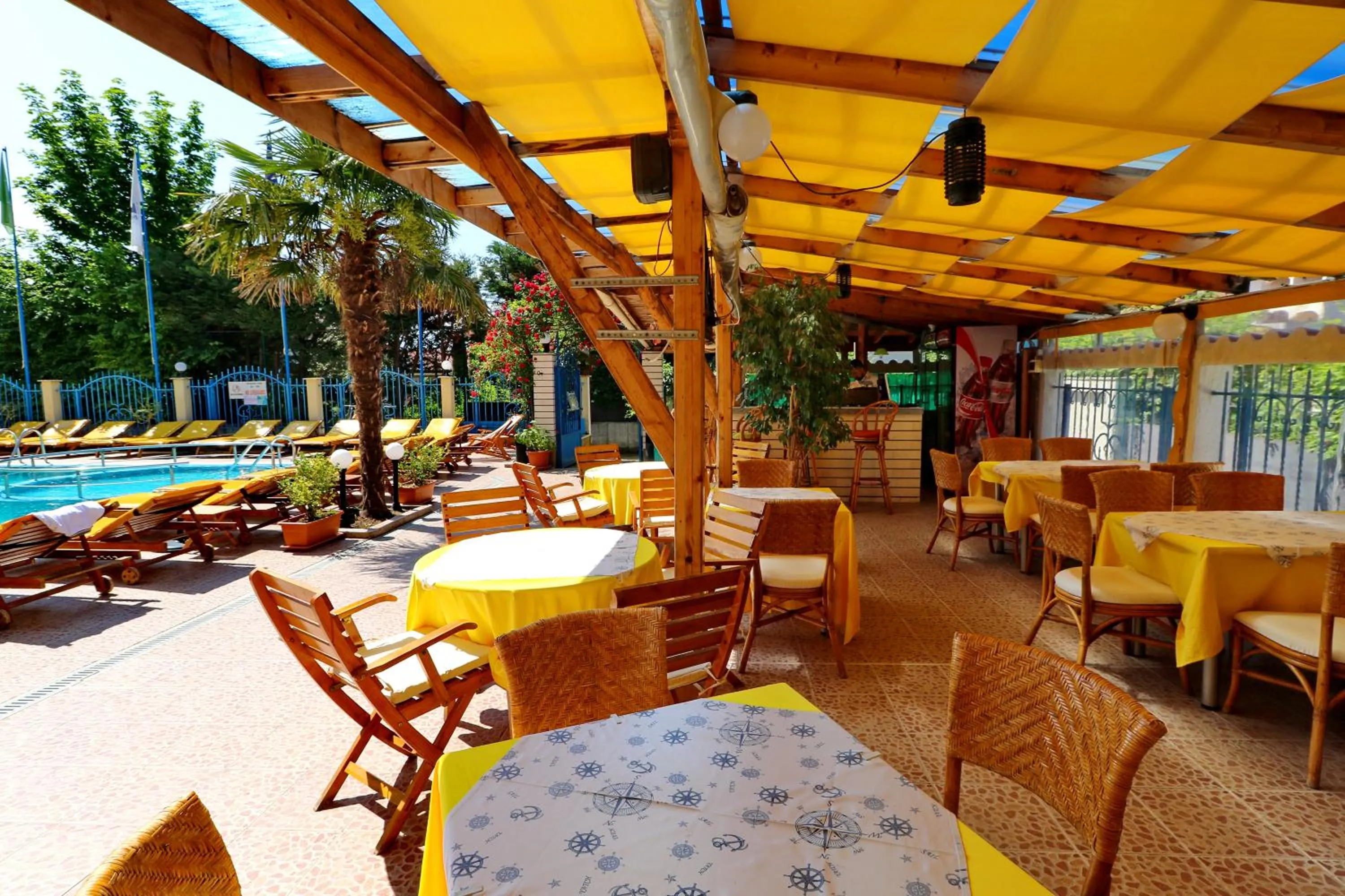 Patio in Bora Bora Hotel