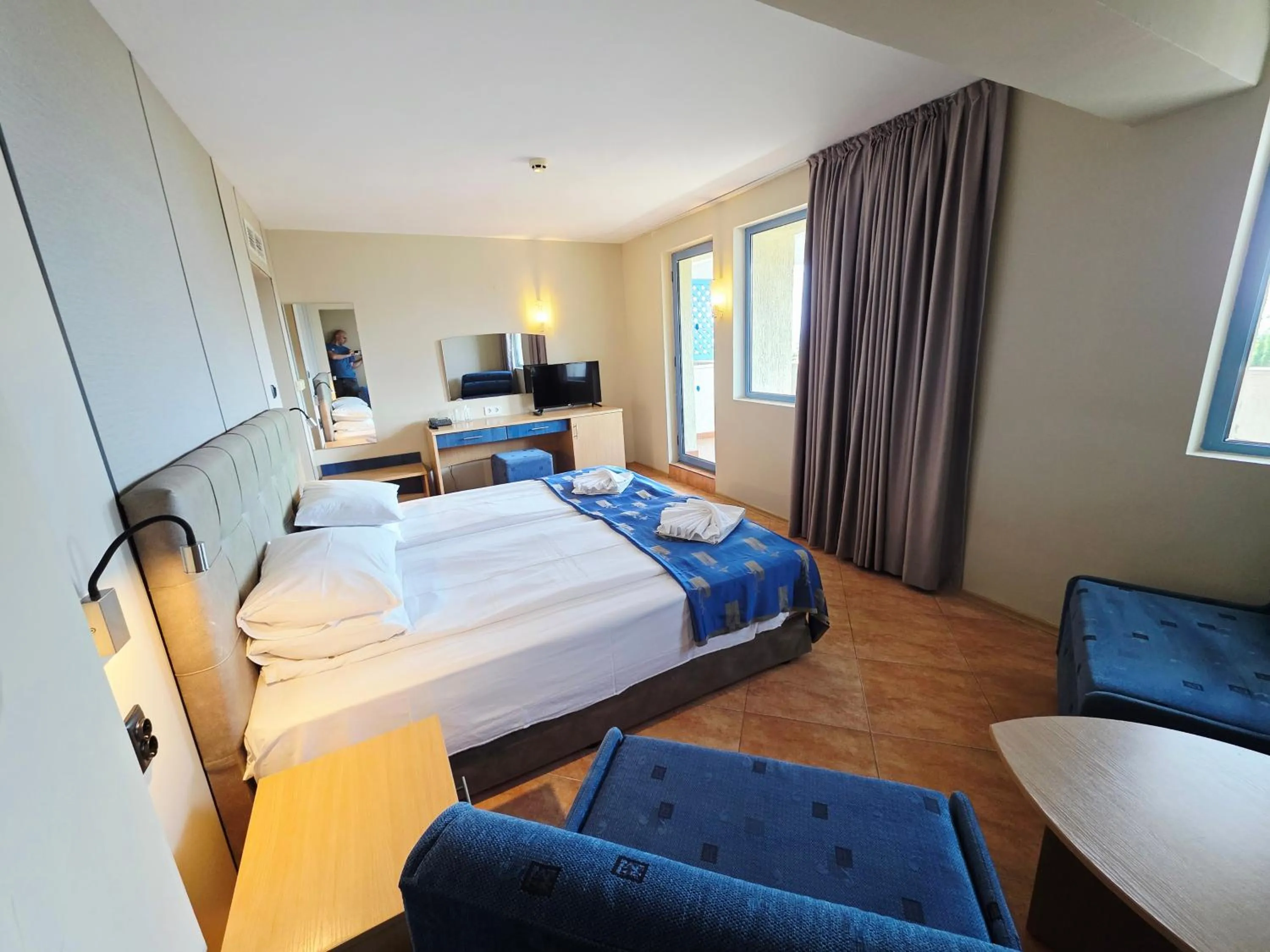 Bed in Bora Bora Hotel