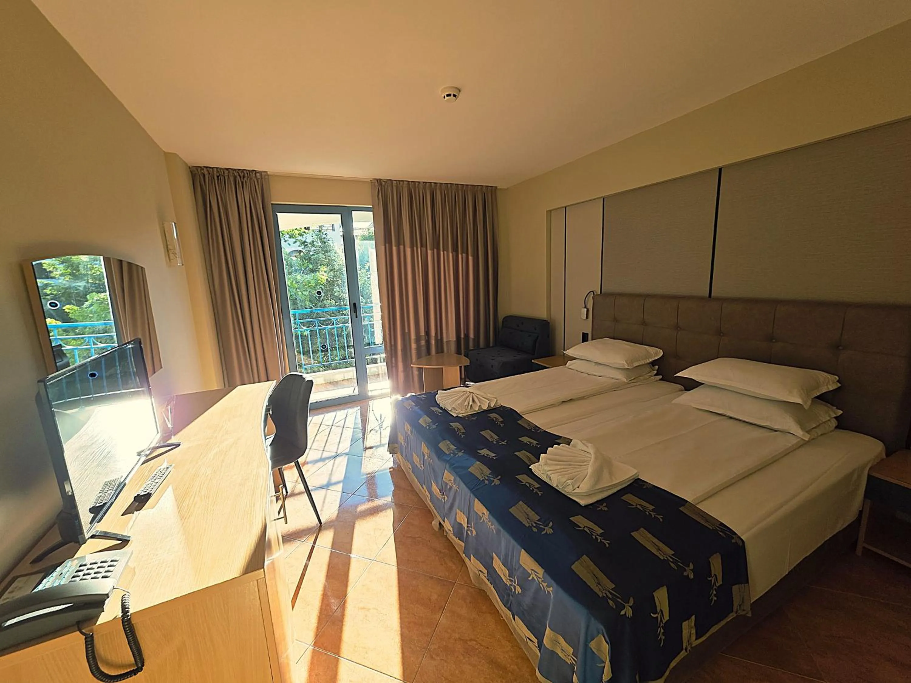 Bed in Bora Bora Hotel