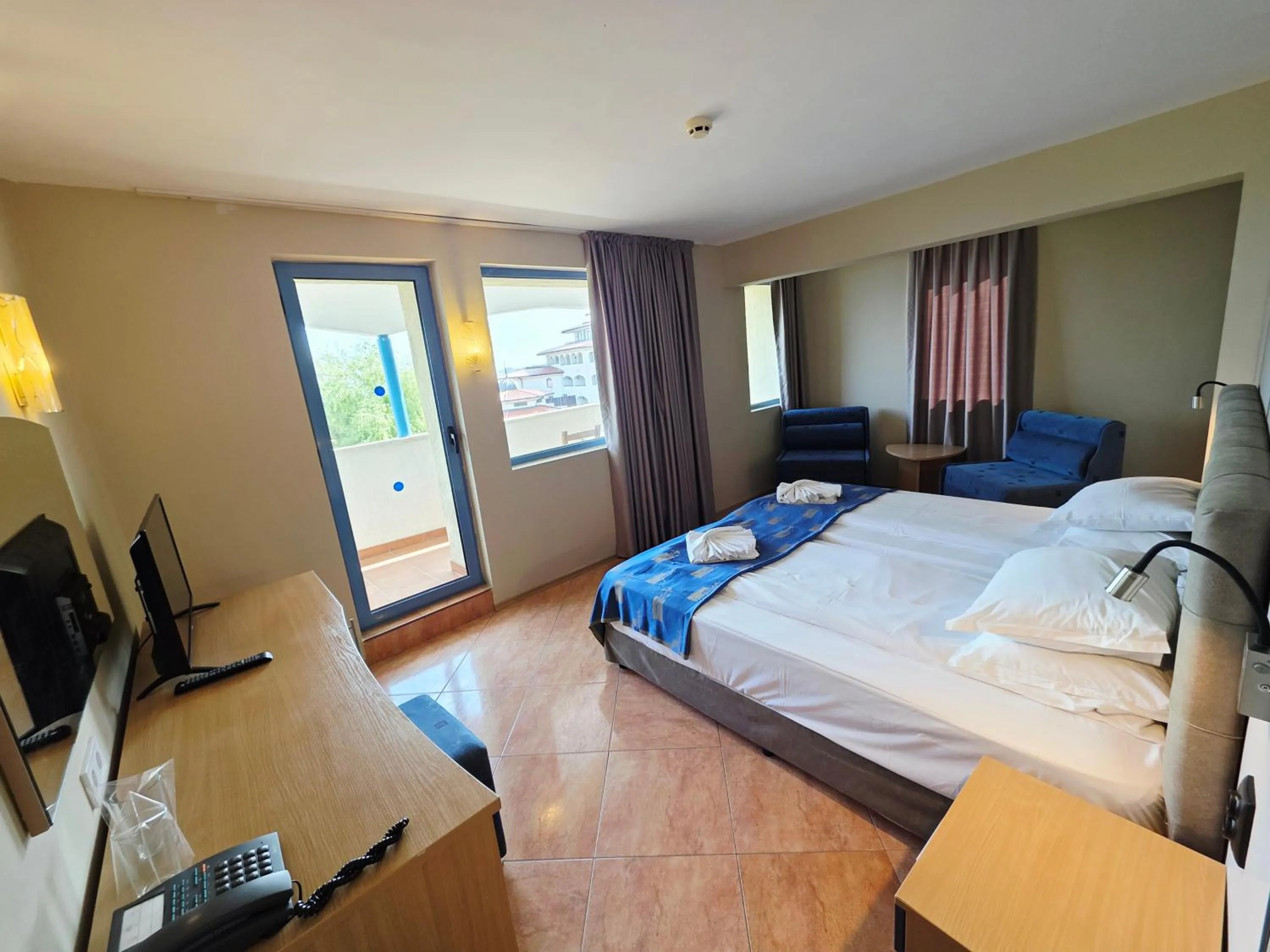 Bed in Bora Bora Hotel