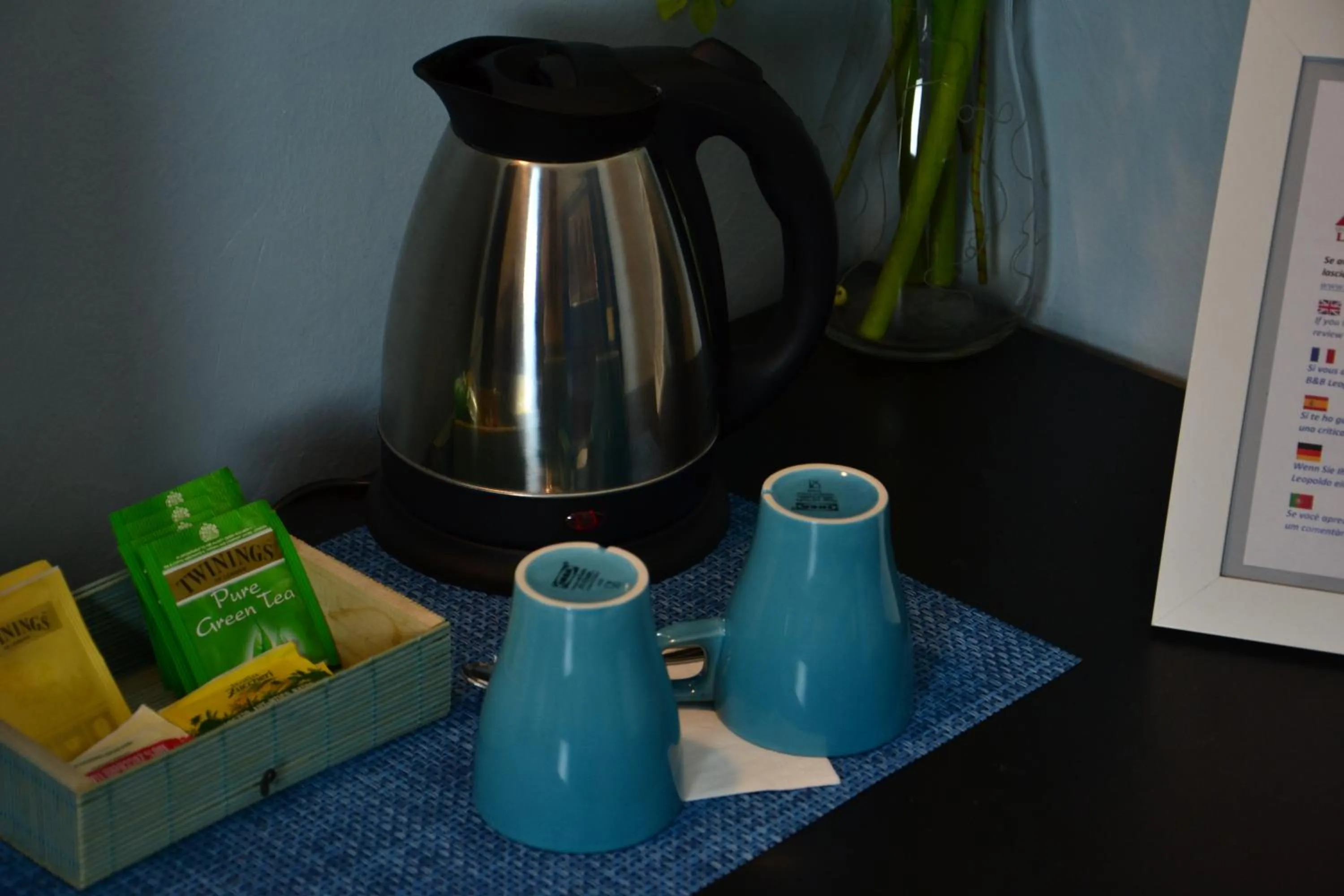 Coffee/tea facilities in B&B Leopoldo