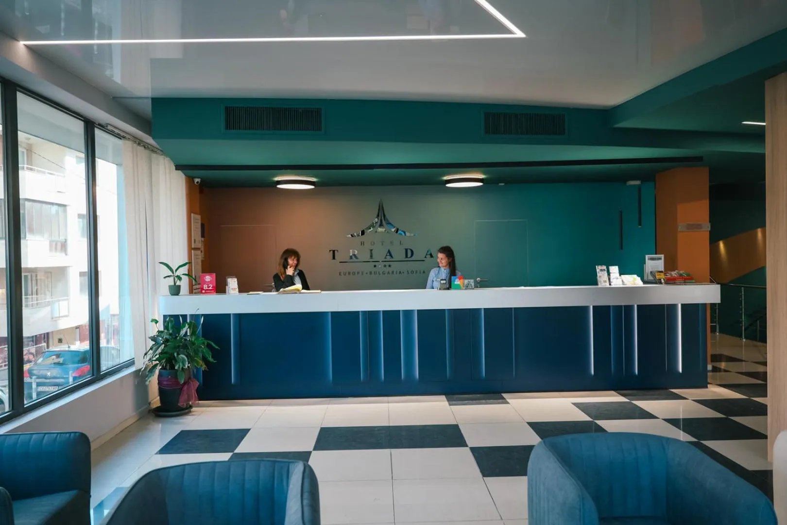 Lobby or reception in Triada Hotel