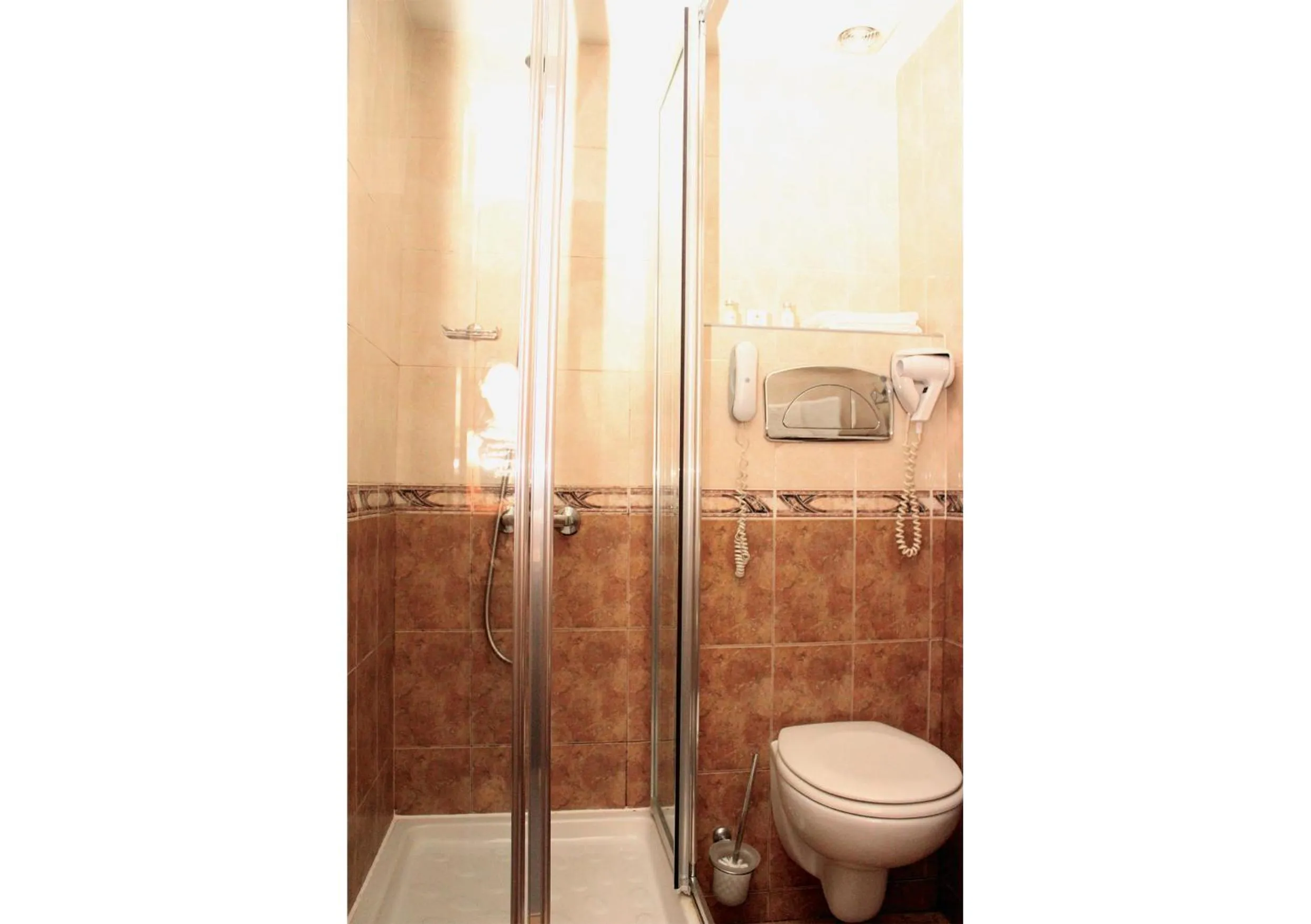 Shower in Triada Hotel