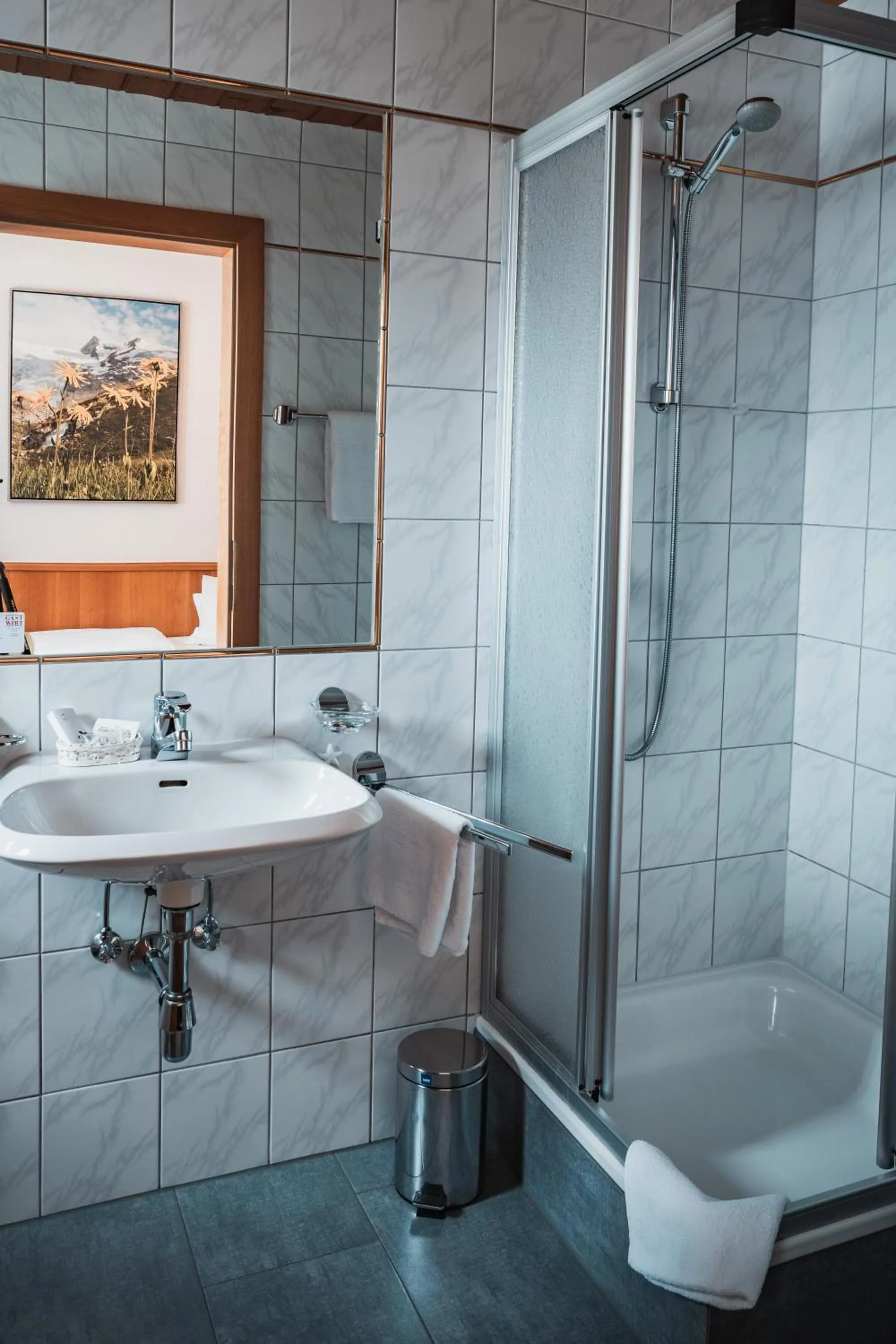 Shower in Hotel Garni Romantika