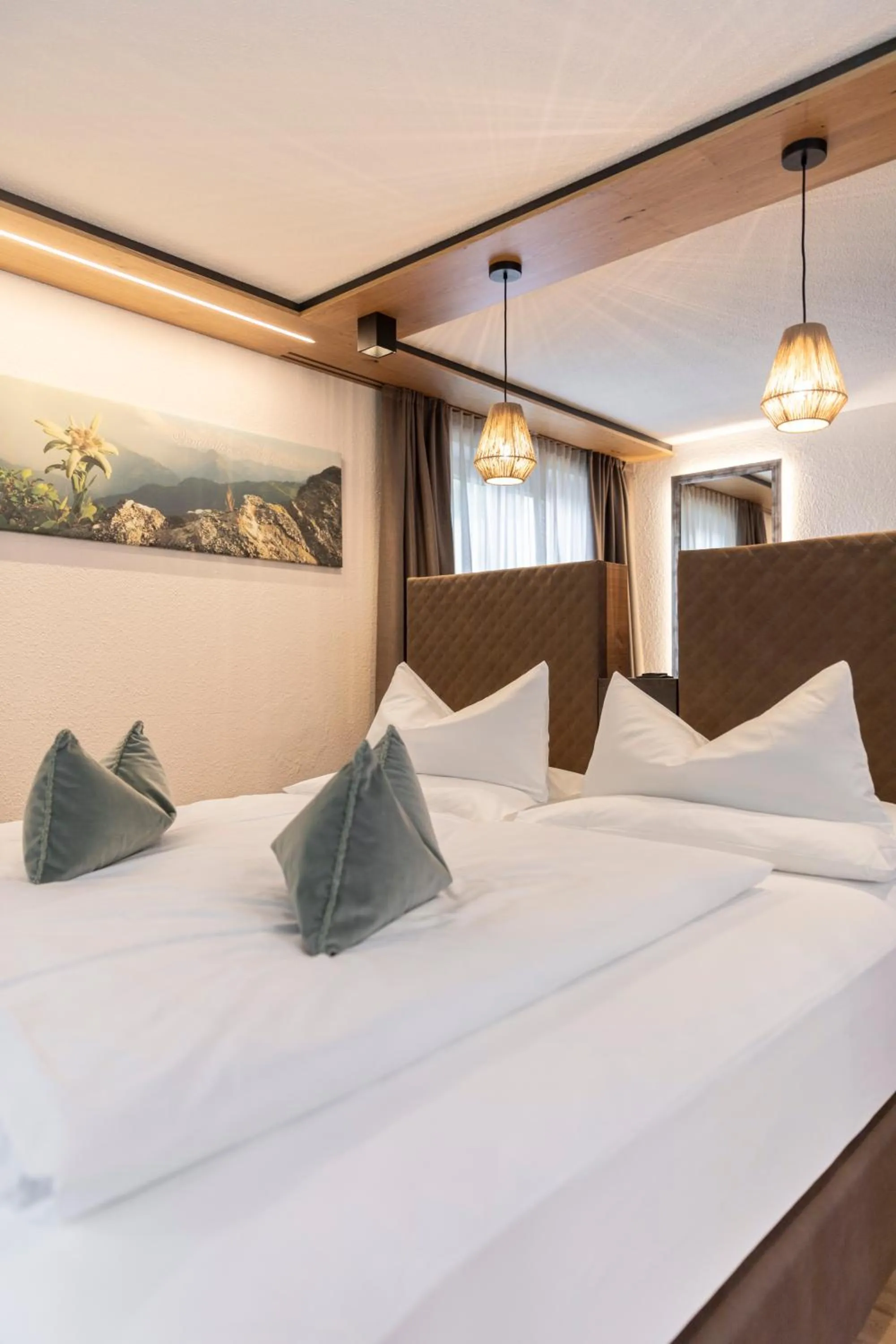 Bedroom, Bed in Hotel Garni Romantika