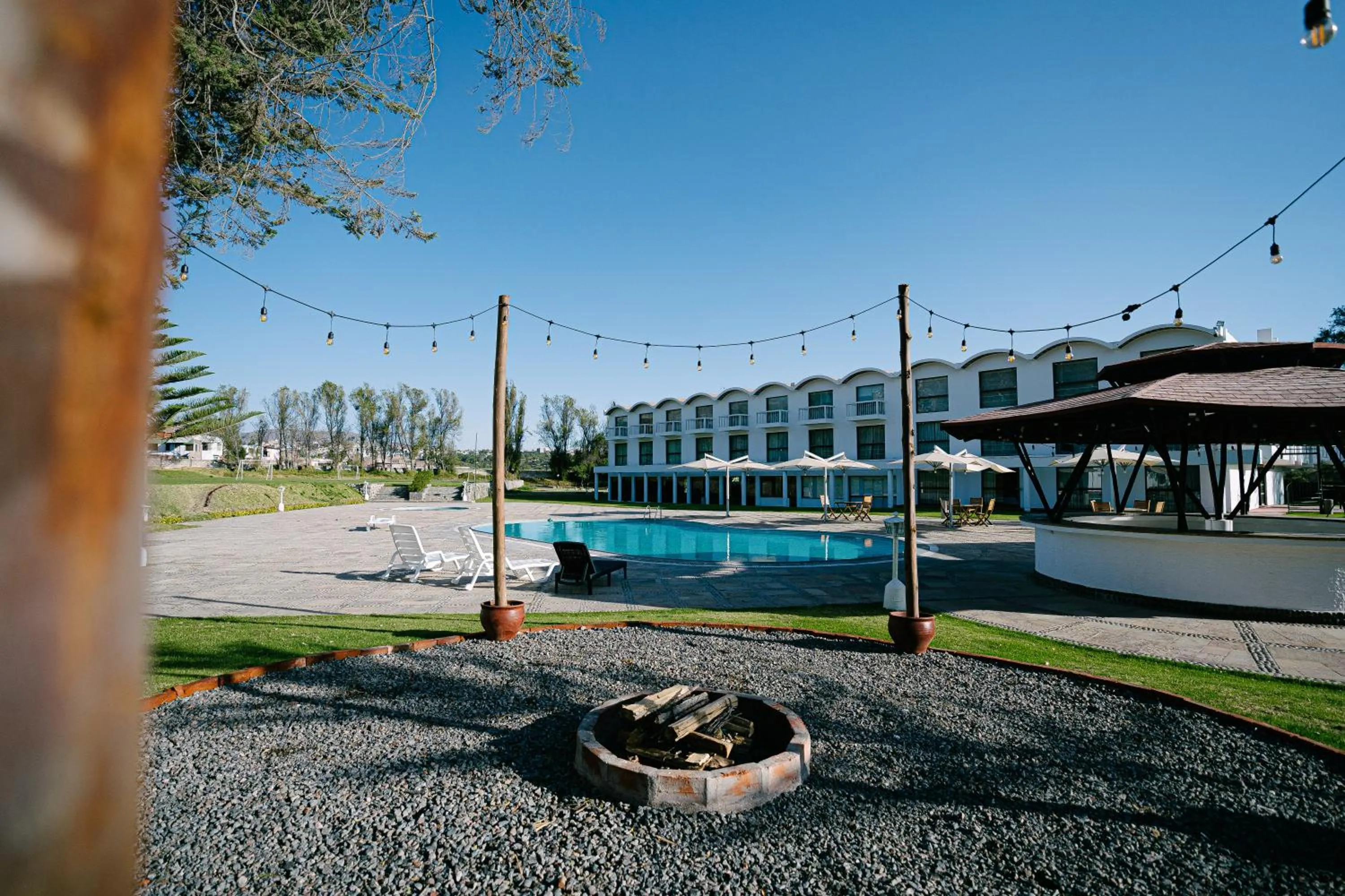 Pool view in El LAGO HOTEL by Luoxo
