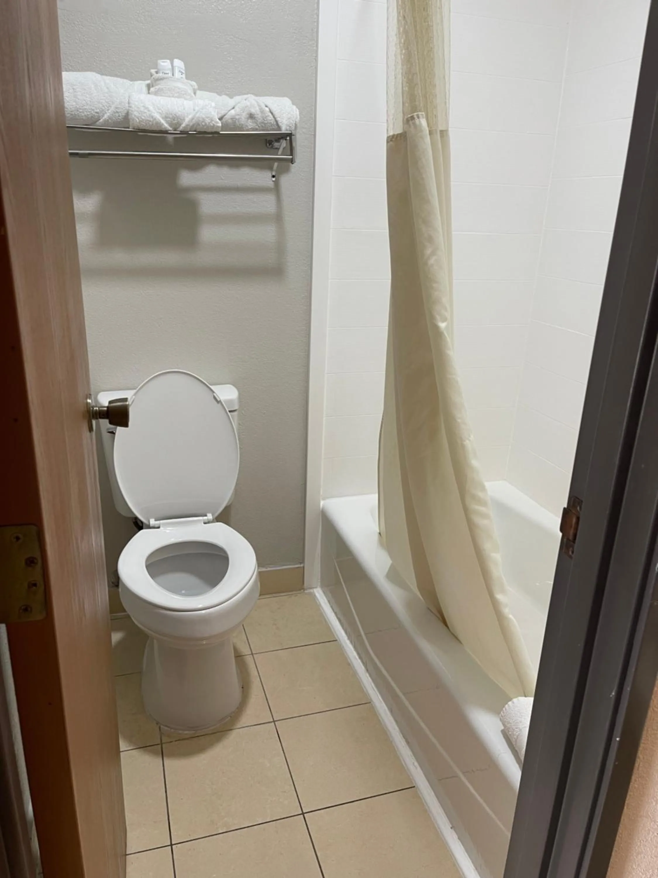 Shower in Travelodge by Wyndham Tucson AZ