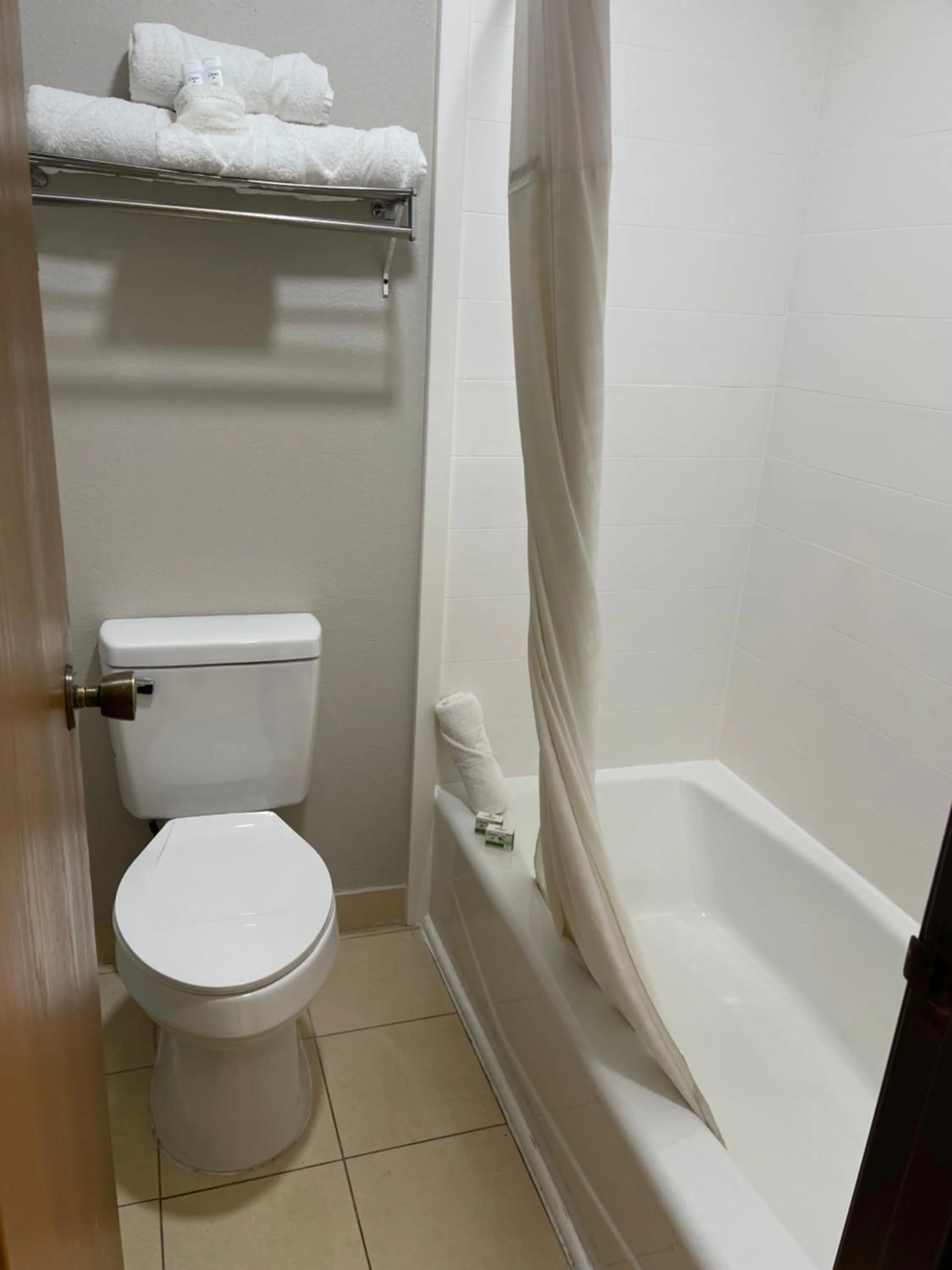 Shower in Travelodge by Wyndham Tucson AZ