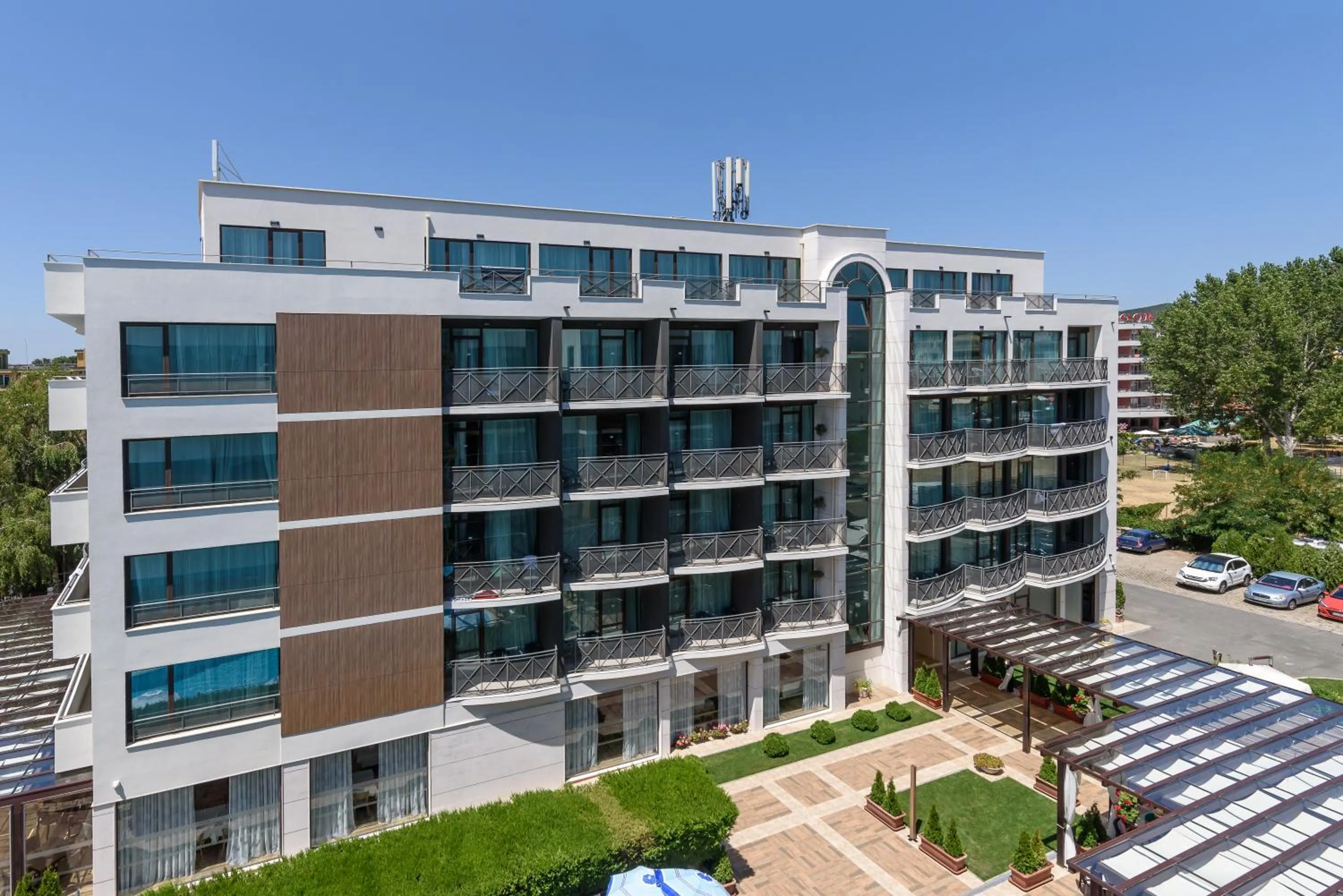 Patio in Lion Sunny Beach Hotel