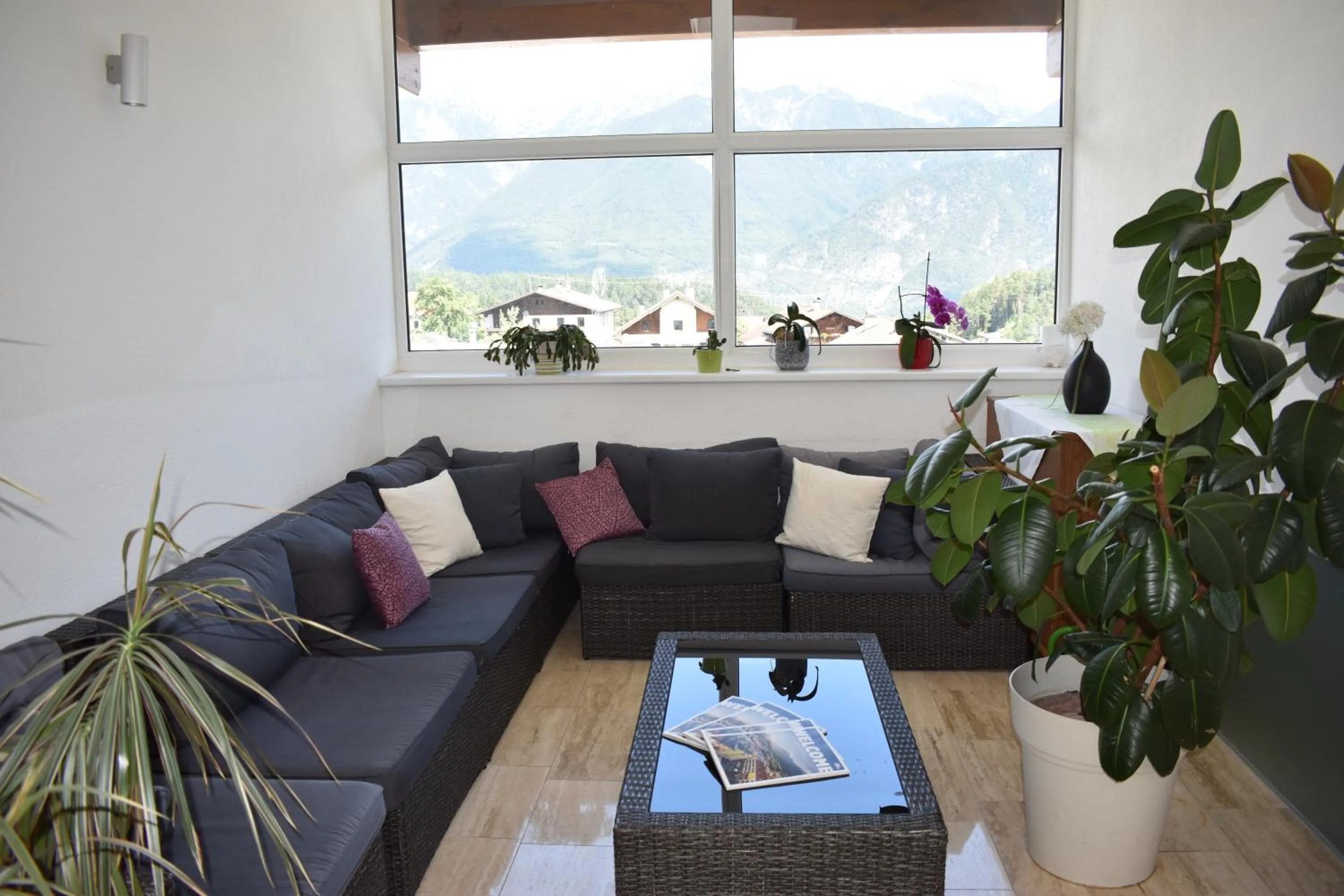 Seating area in Hotel Kleißl