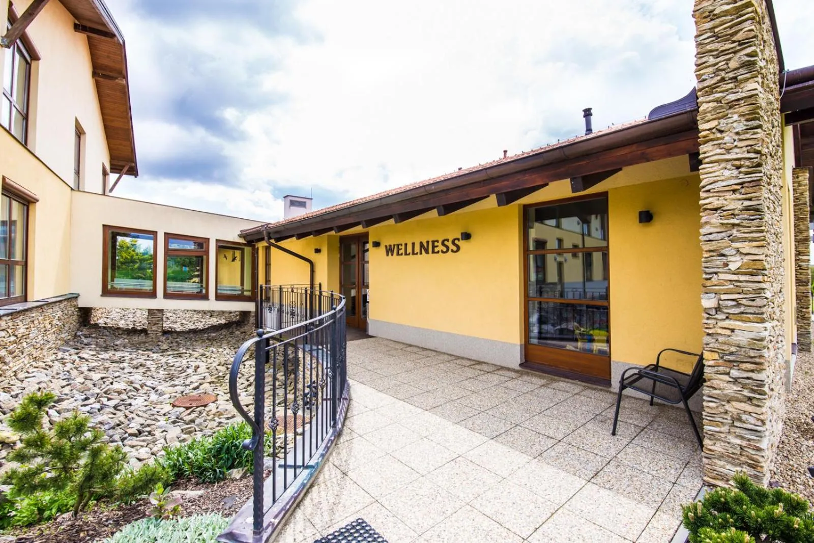 Property building in Wellness Hotel Happy Star