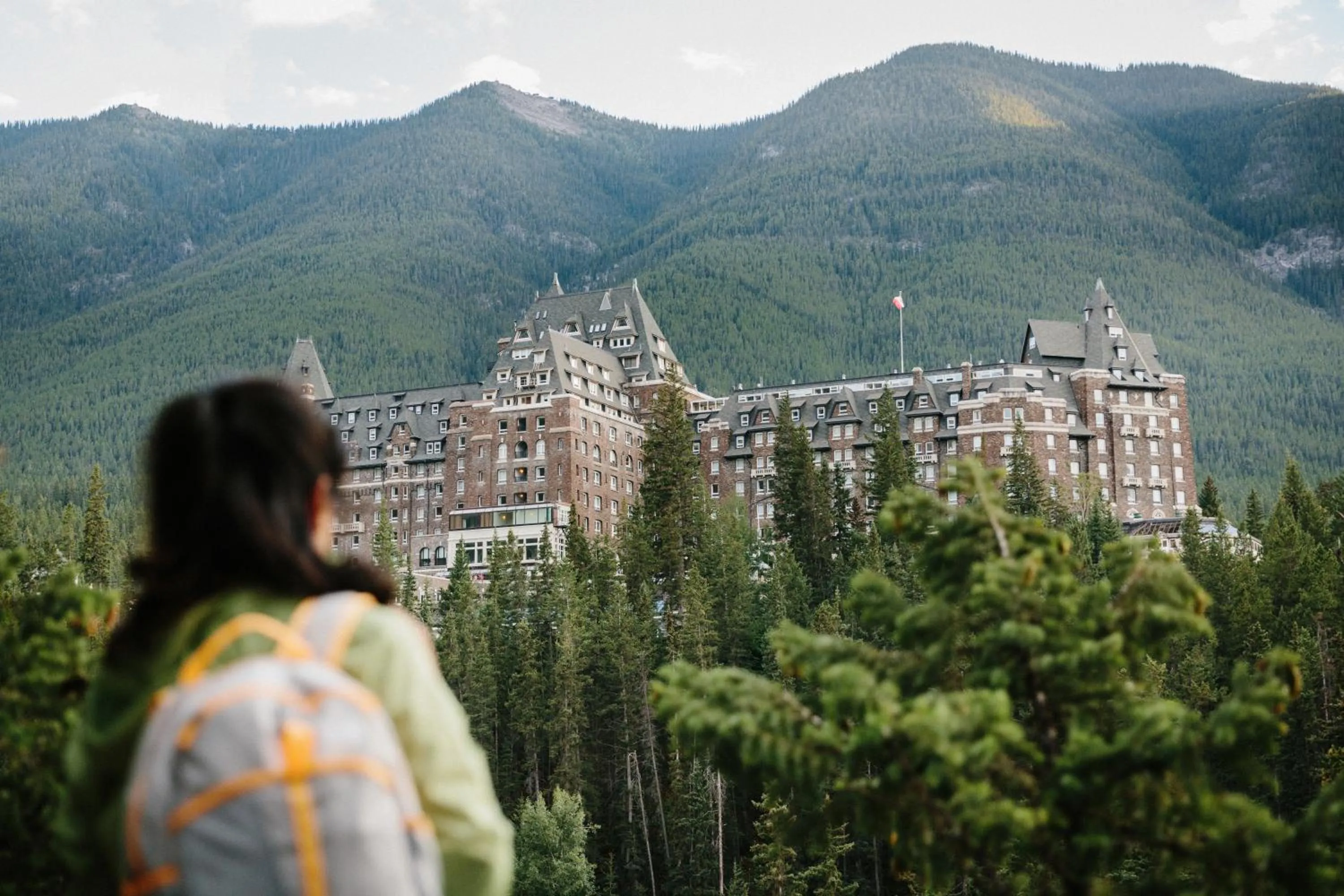 People in Fairmont Banff Springs