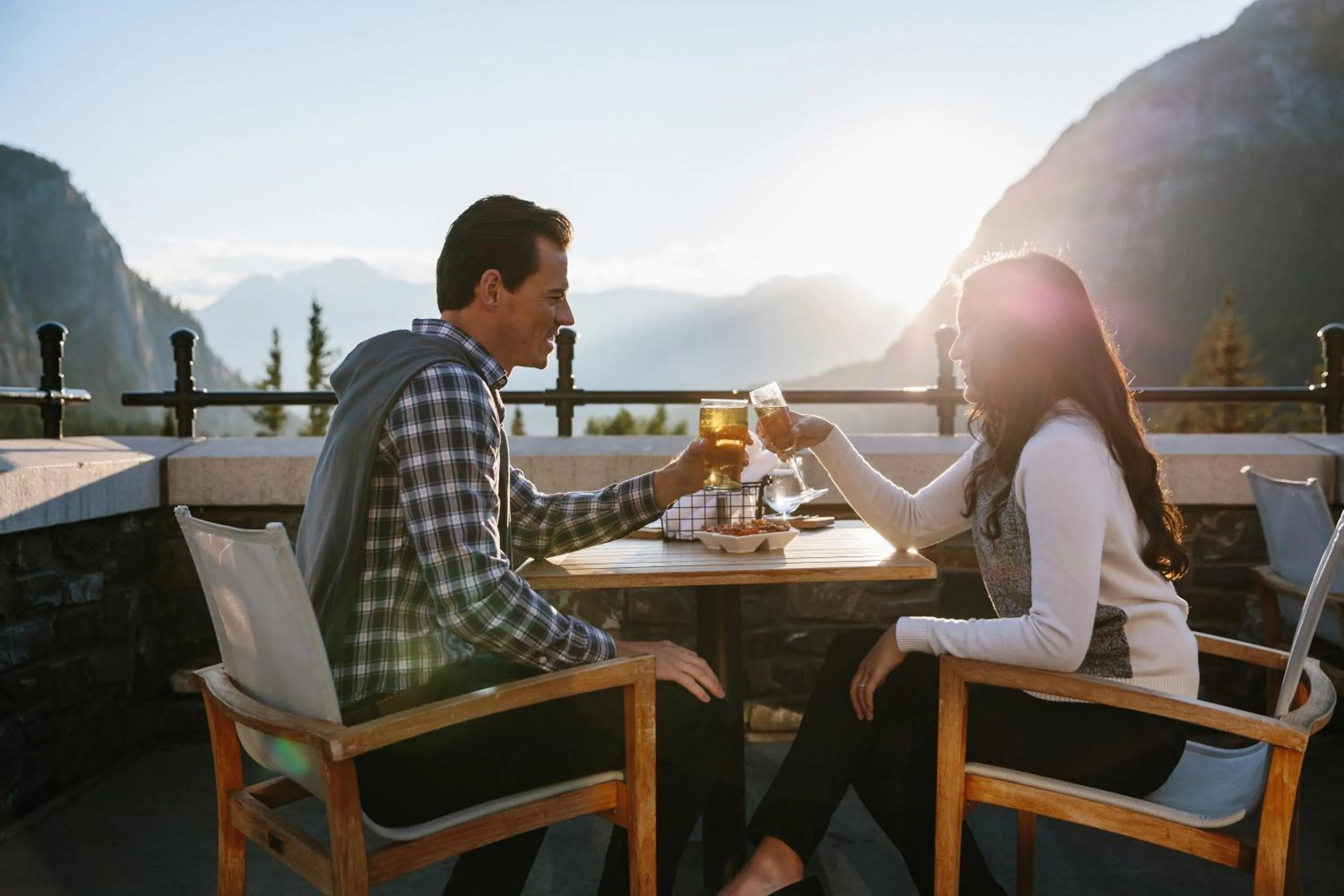 Patio in Fairmont Banff Springs