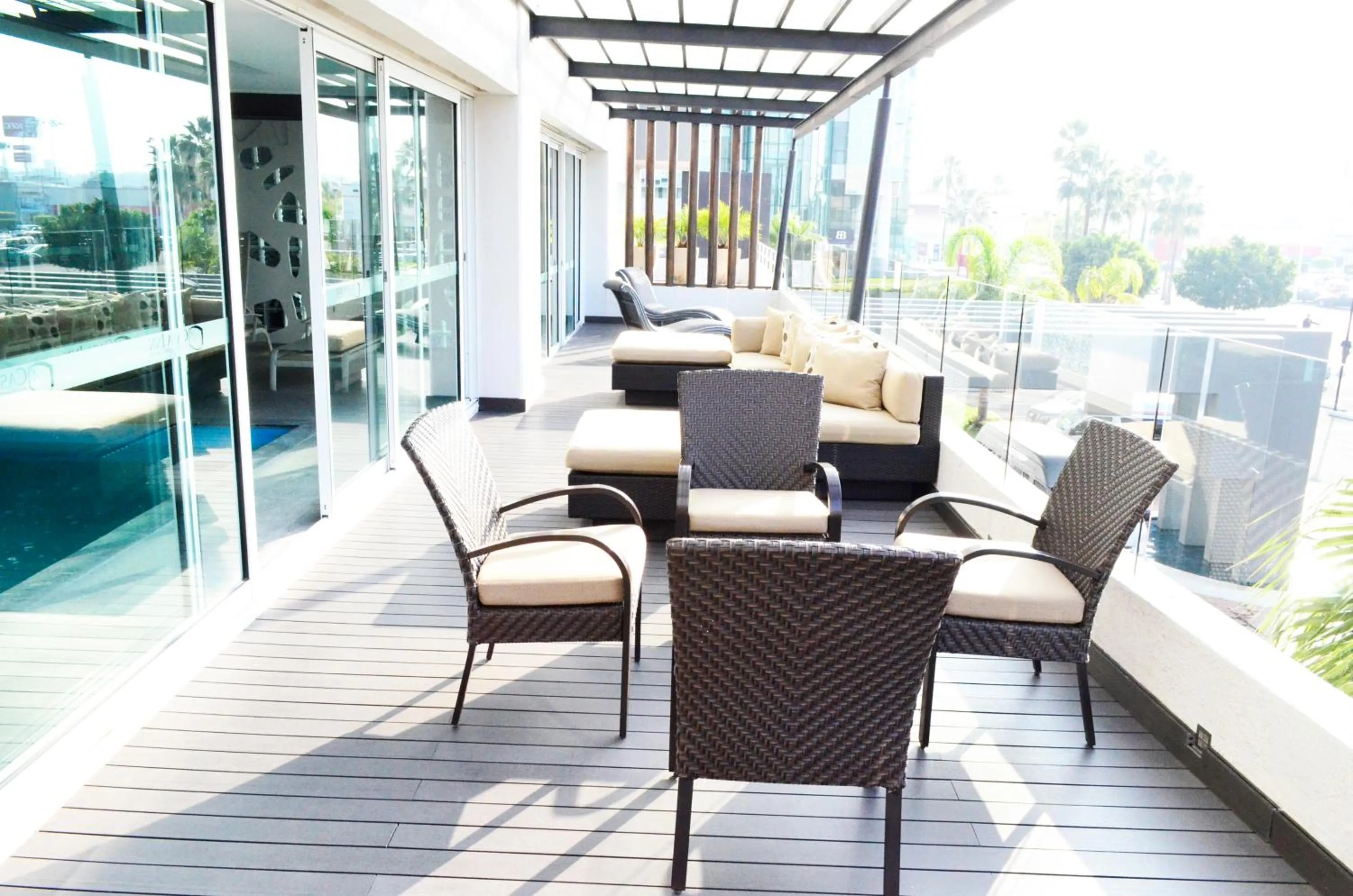 Balcony/Terrace in Casa Inn Business Hotel Celaya