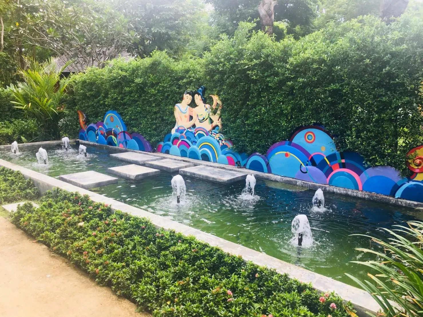 Aqua park in Doithinnan Resort