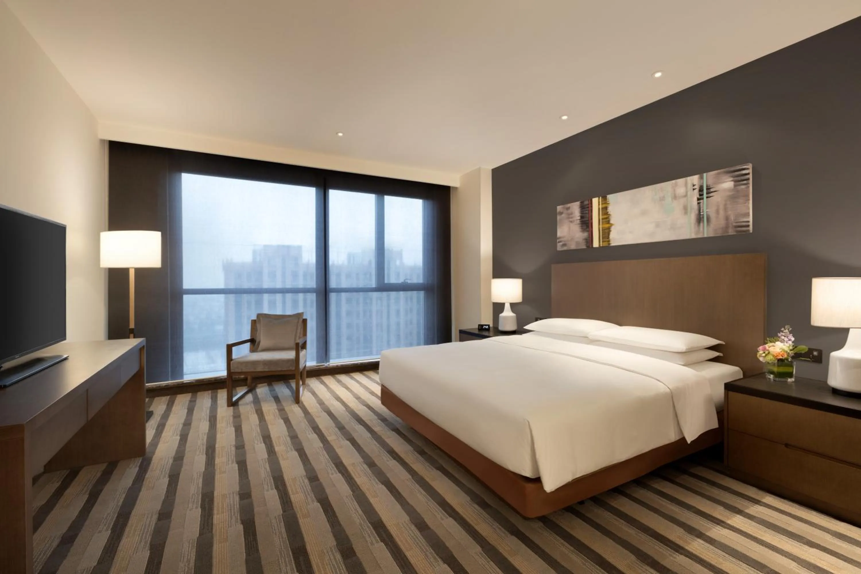 Bedroom, Bed in Hyatt House Shanghai New Hongqiao