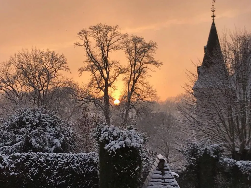 Winter in Château de la Chabroulie