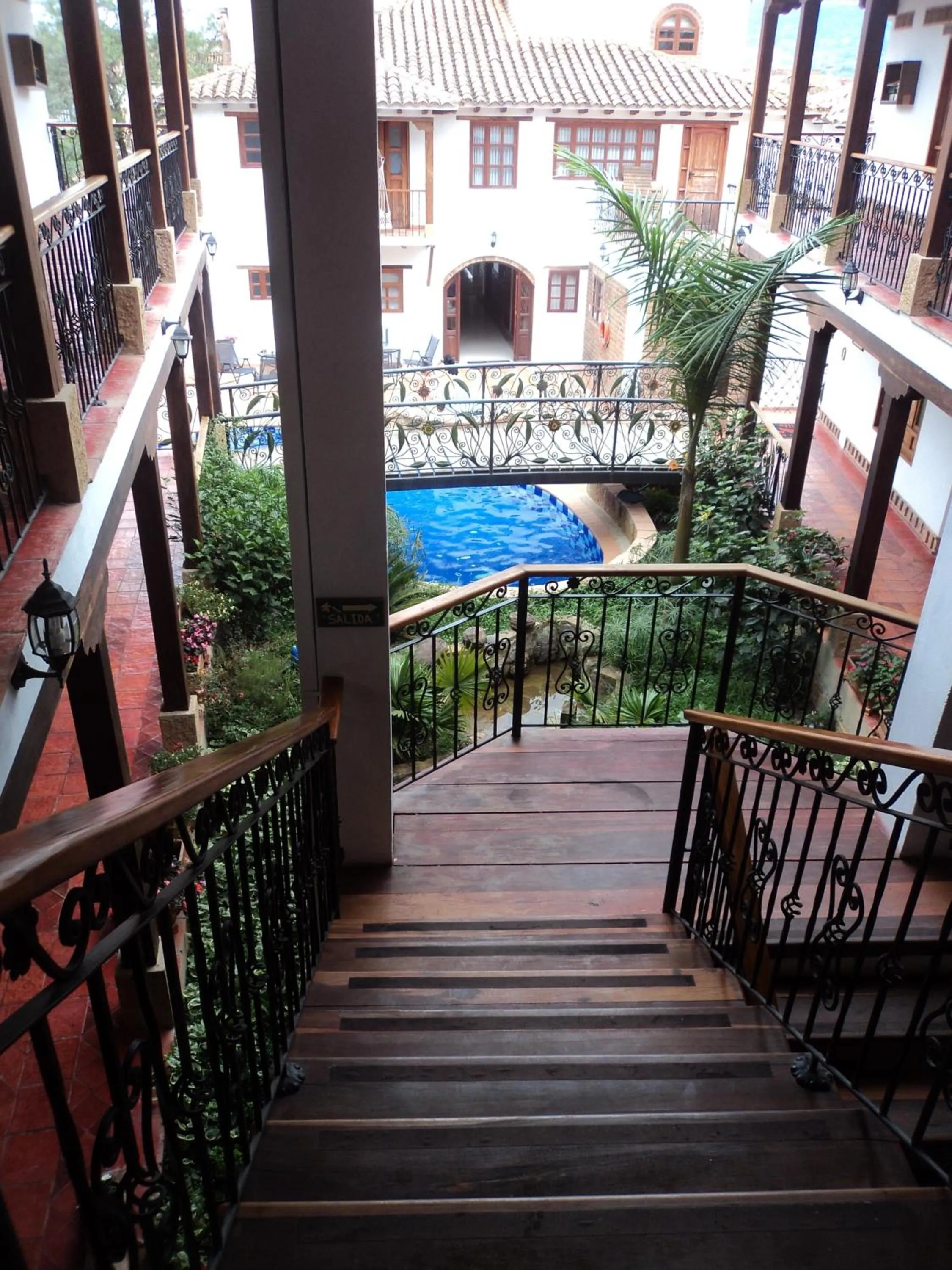 Swimming pool in Hotel Boutique Villa Roma