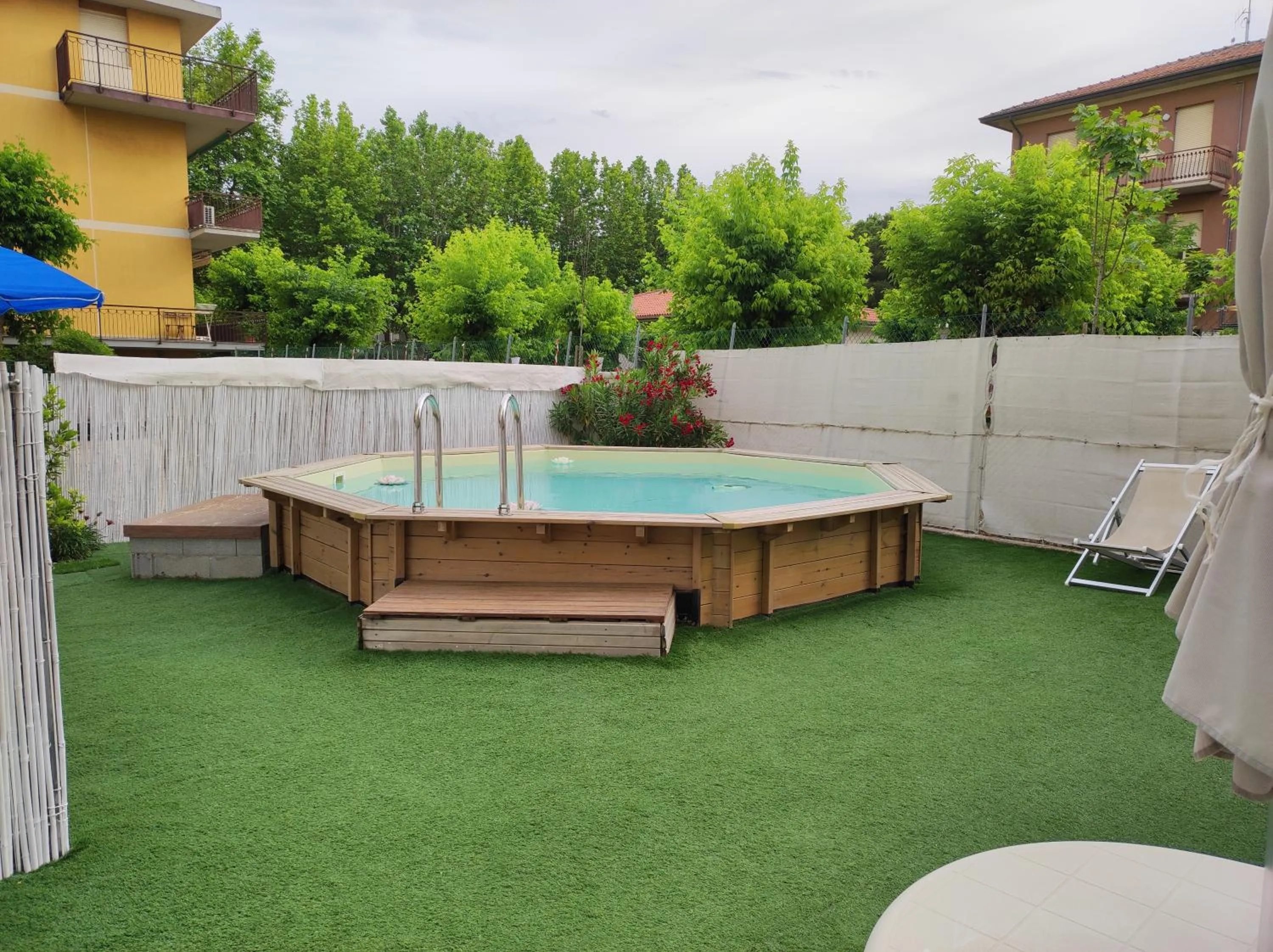 Pool view in Hotel Antonella