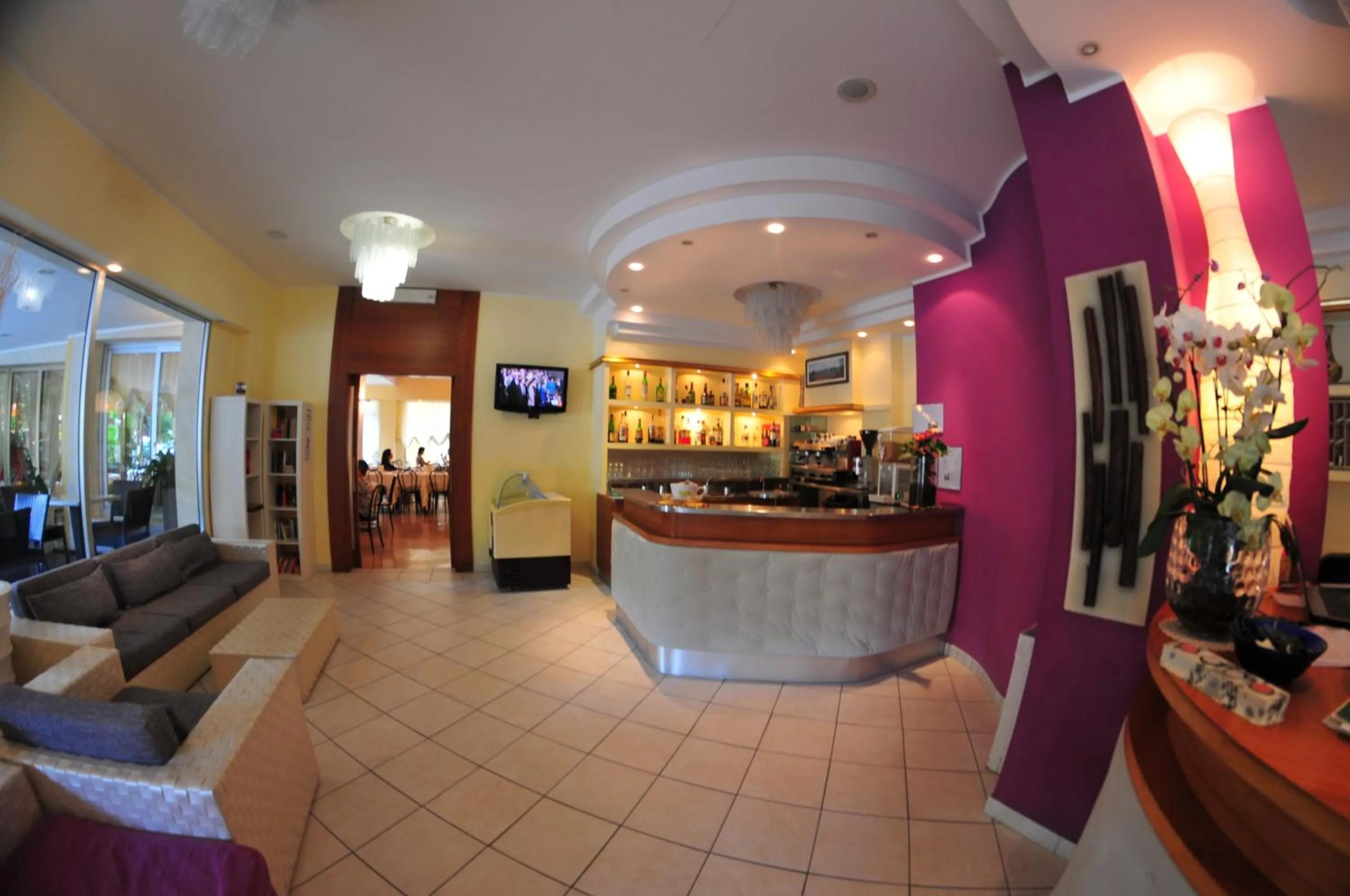 Lobby or reception in Hotel Antonella