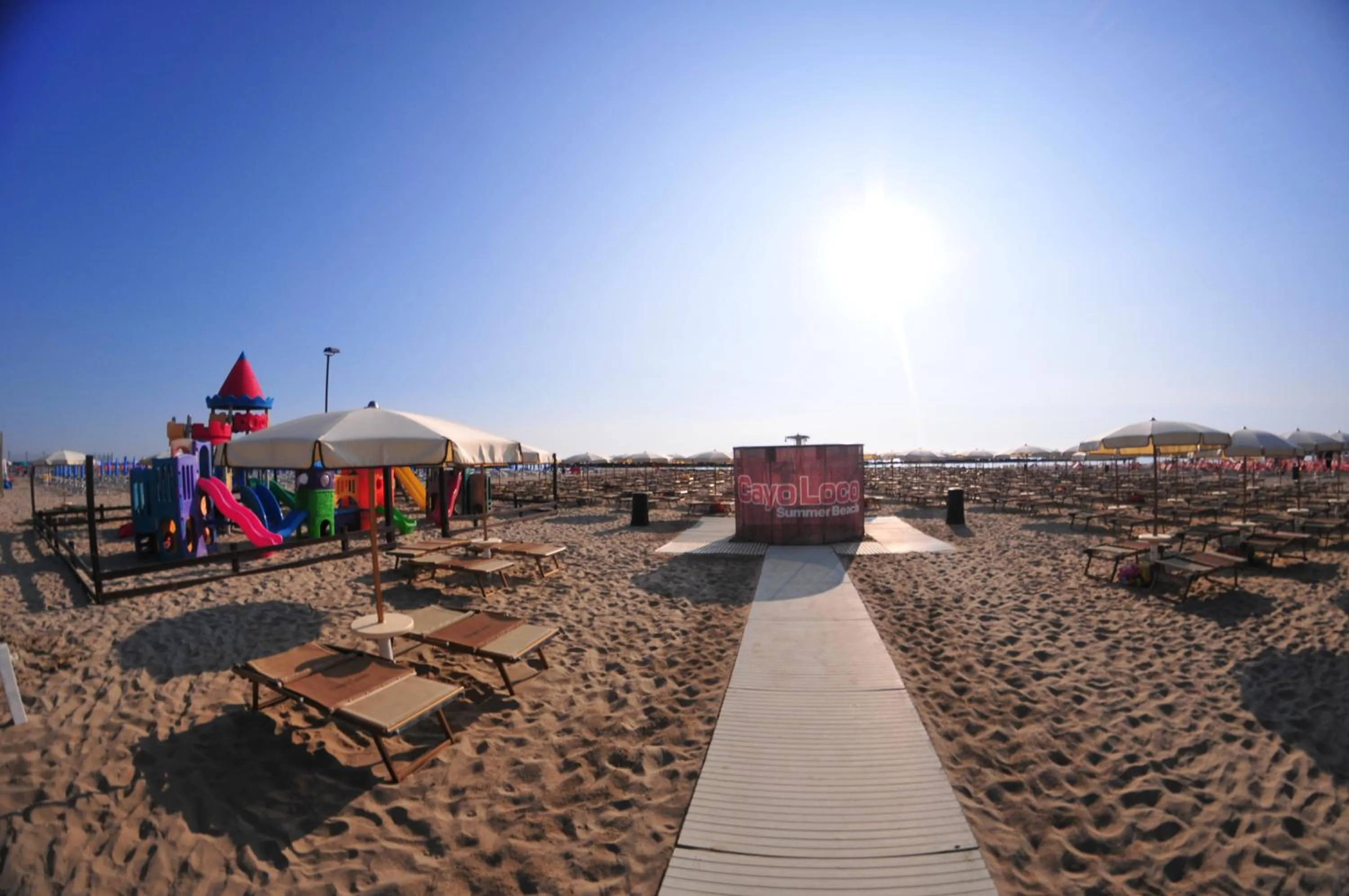 Beach in Hotel Antonella