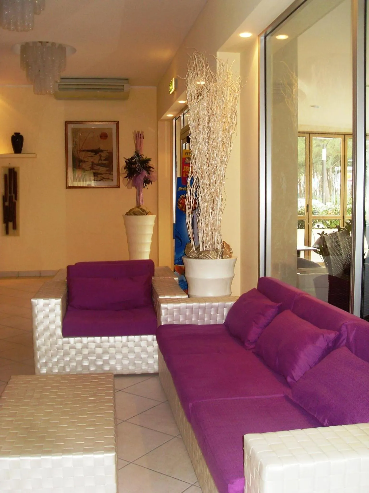 Lobby or reception in Hotel Antonella