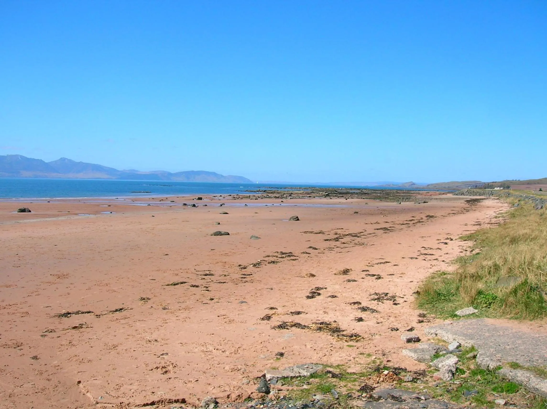 Beach in Seamill House Hotel