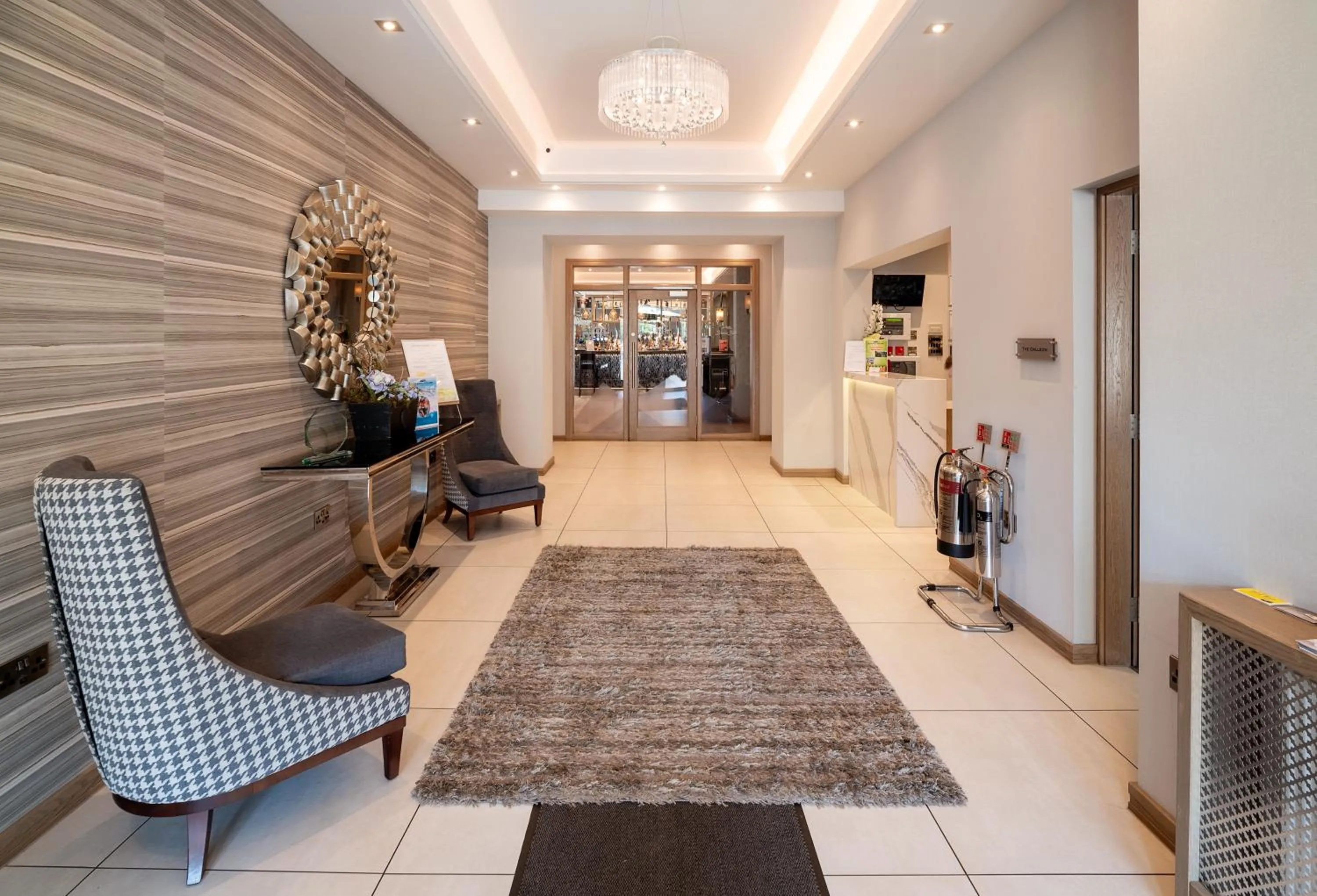 Lobby or reception in Seamill House Hotel