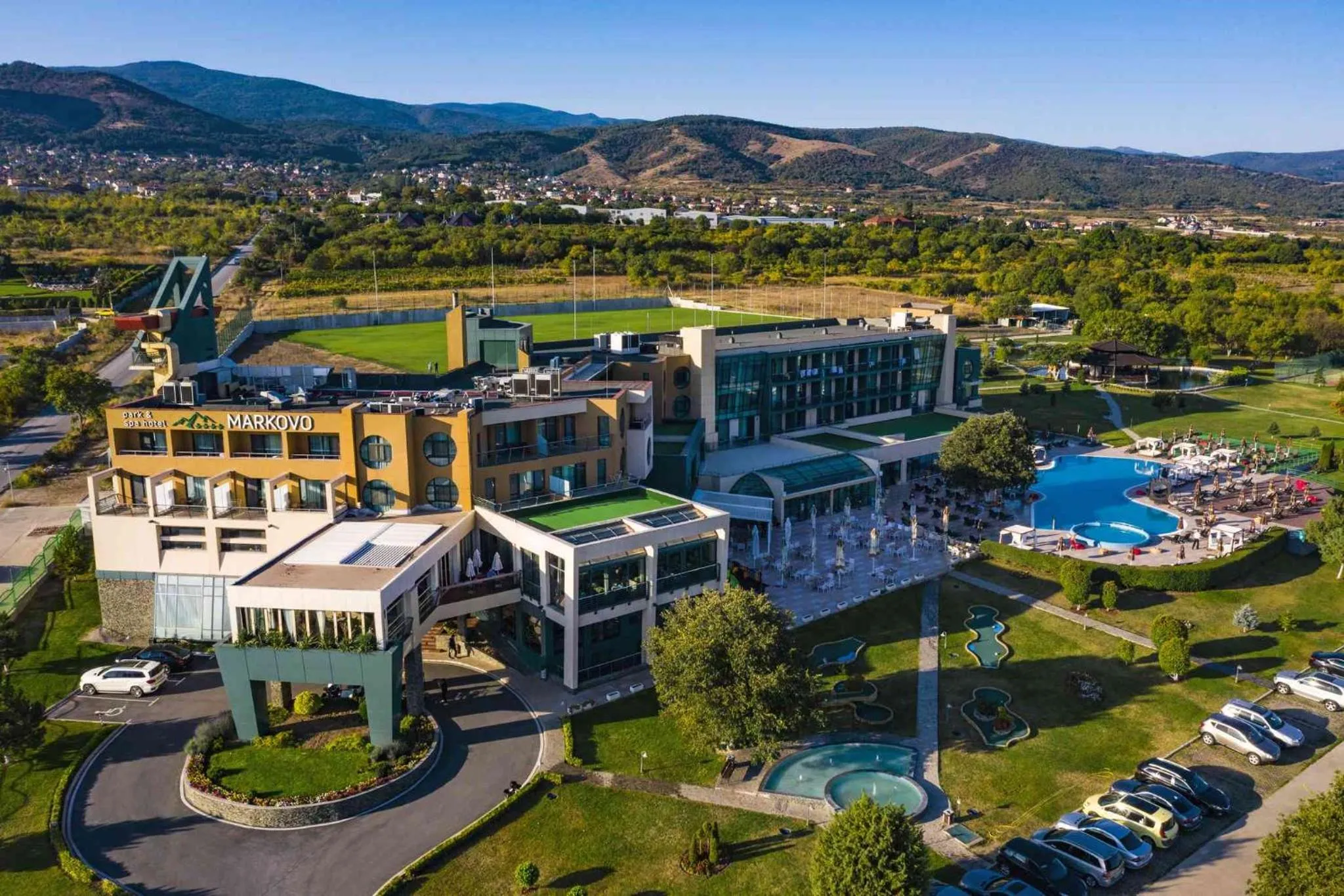 Swimming pool in Park & Spa Hotel Markovo