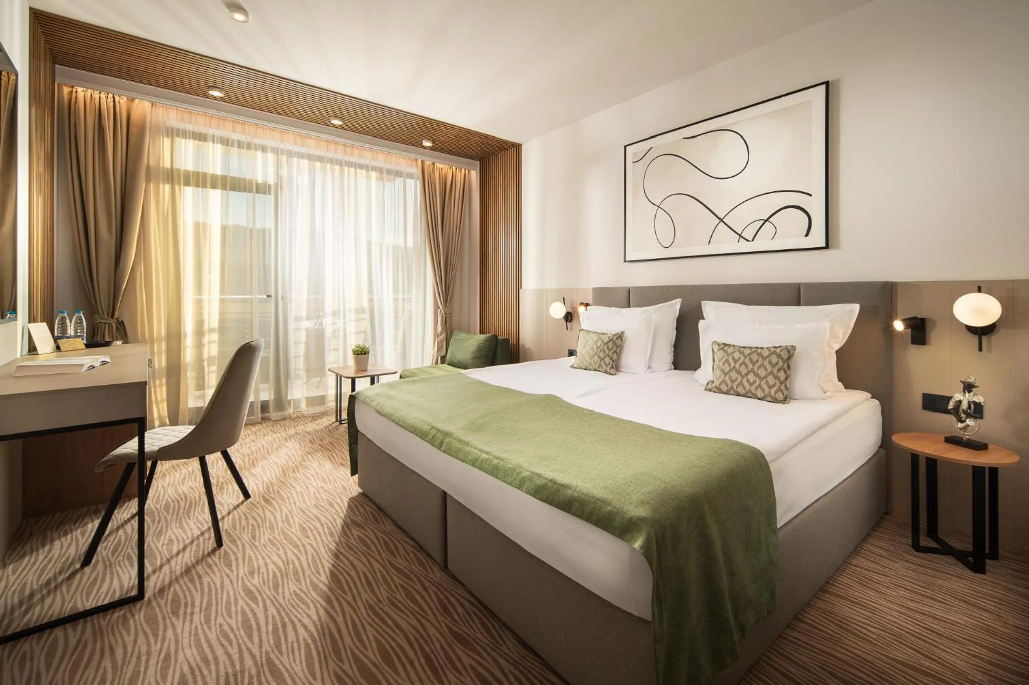 Bed in Park & Spa Hotel Markovo