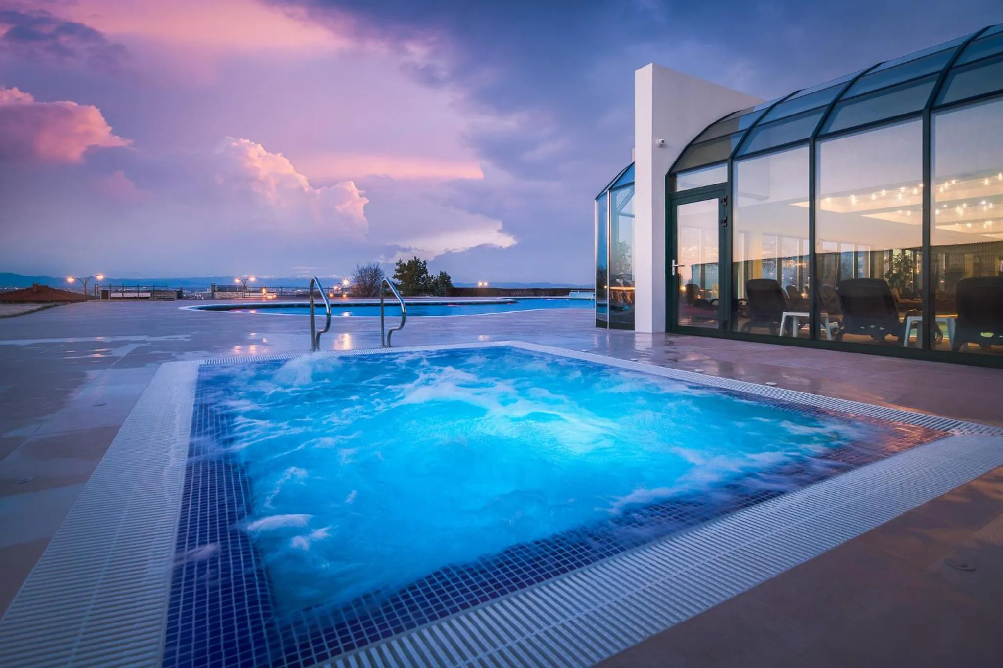 Swimming pool in Park & Spa Hotel Markovo