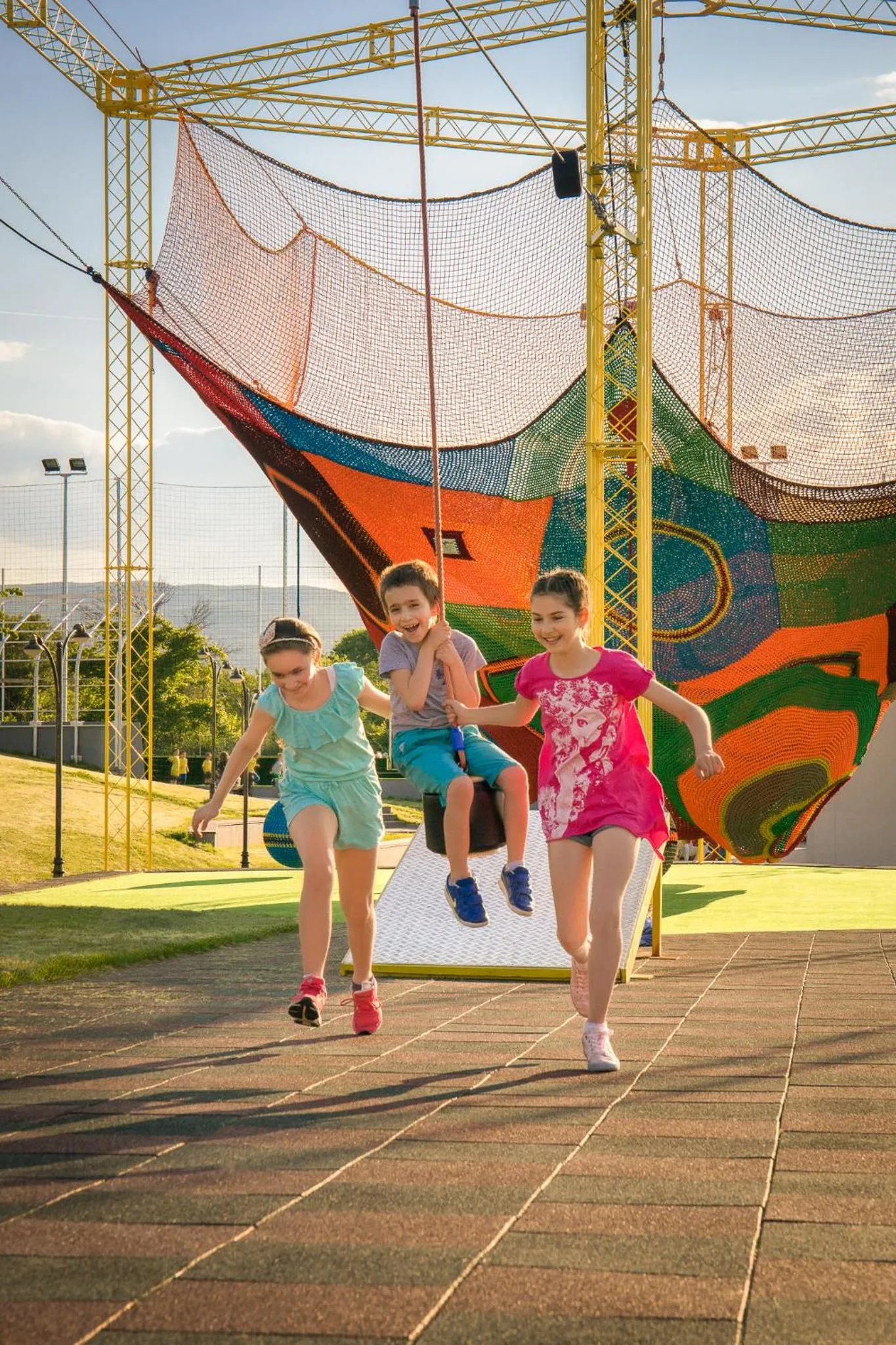 Children play ground in Park & Spa Hotel Markovo