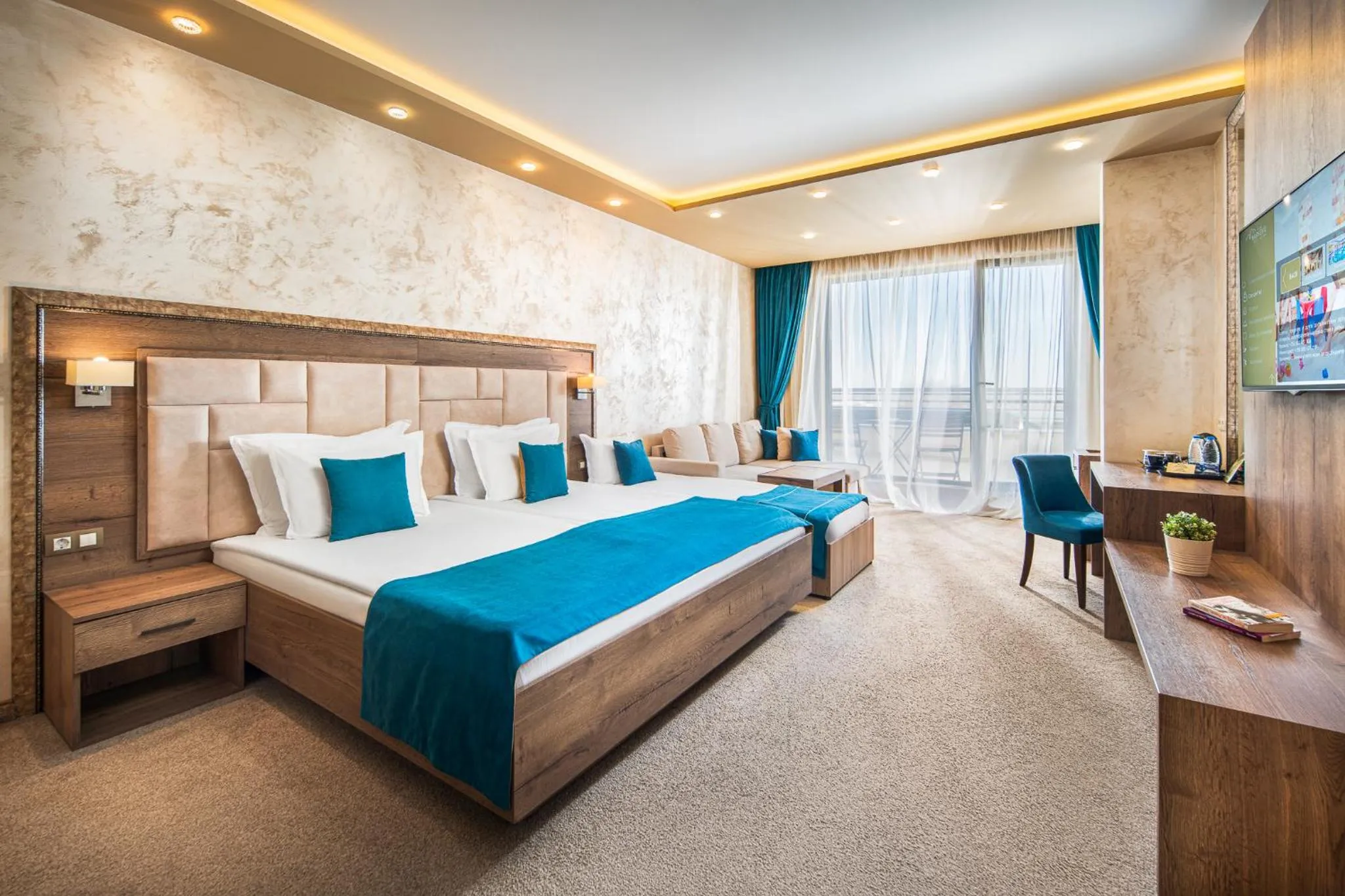 Bed in Park & Spa Hotel Markovo