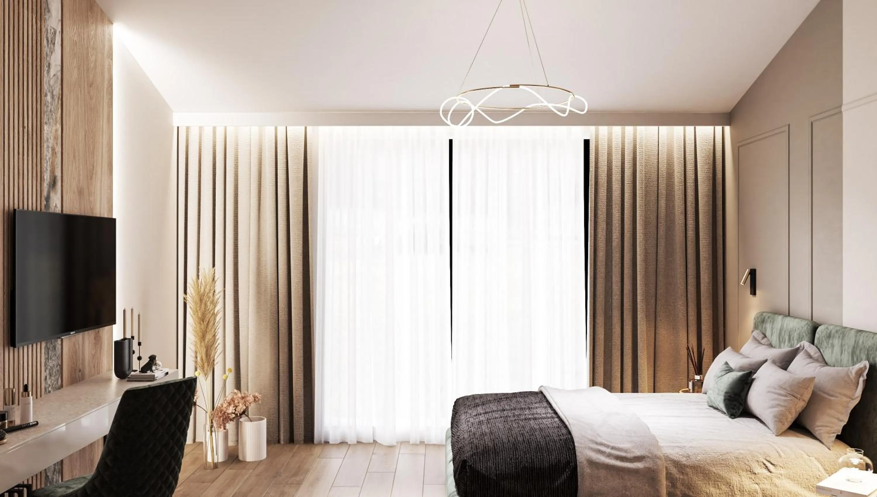 Bed in Park & Spa Hotel Markovo