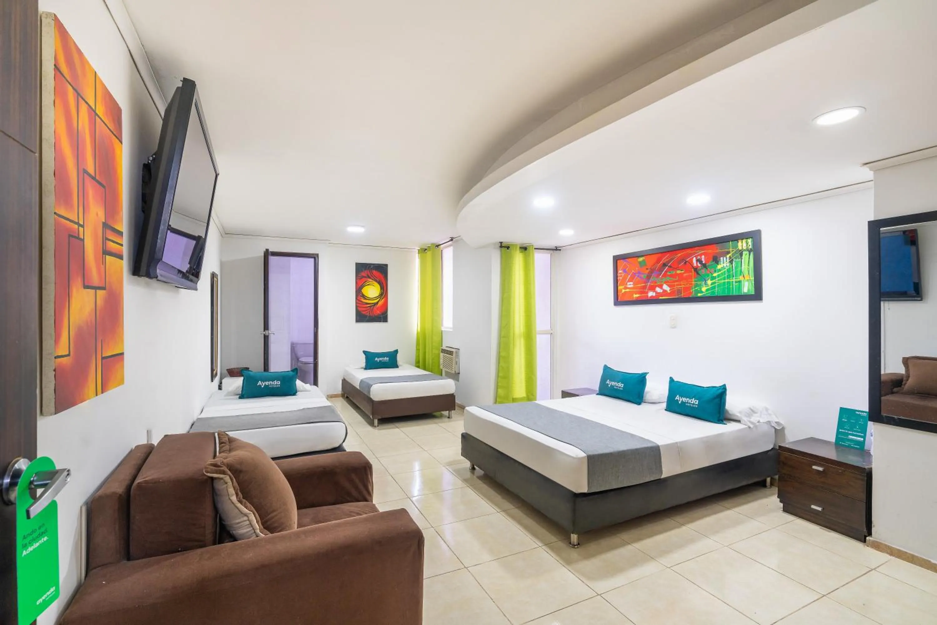 Bed in Hotel Casa Blanca Laureles