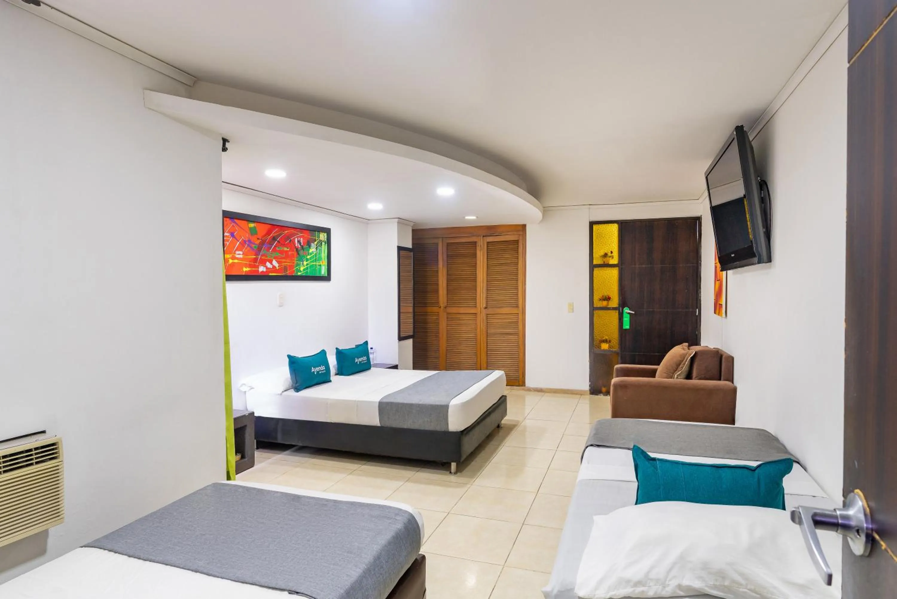 Bed in Hotel Casa Blanca Laureles