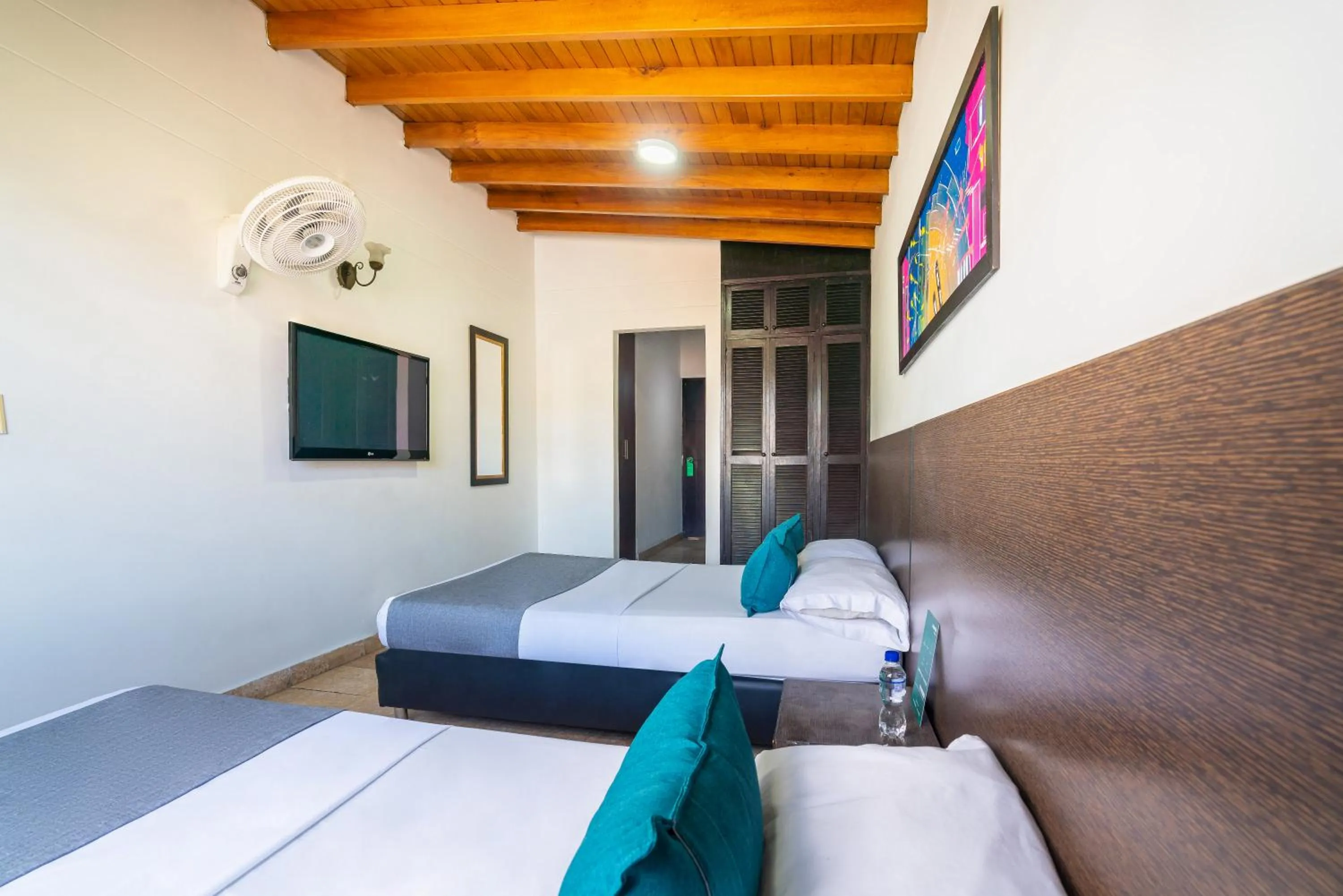 Bed in Hotel Casa Blanca Laureles