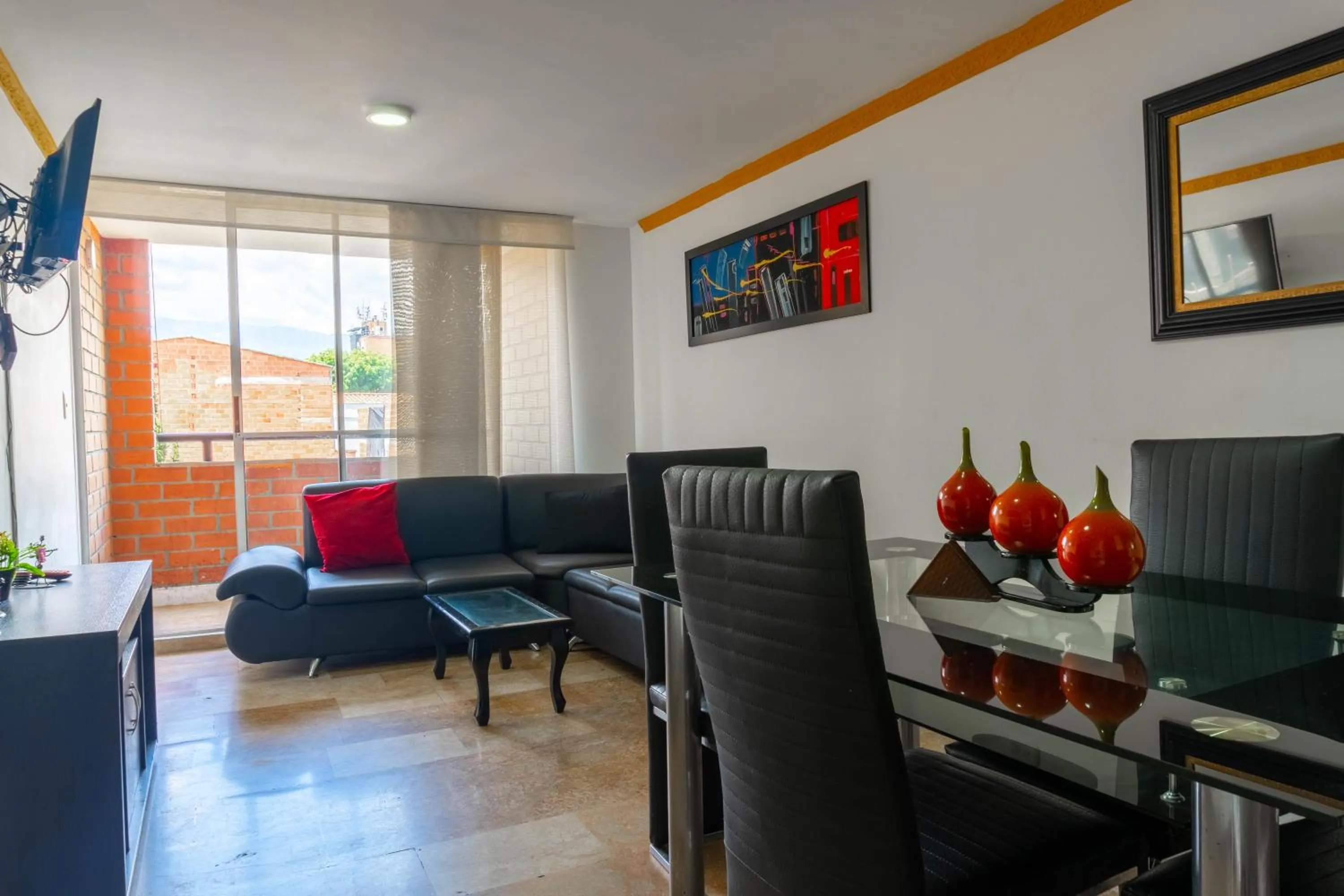 Living room in Hotel Casa Blanca Laureles