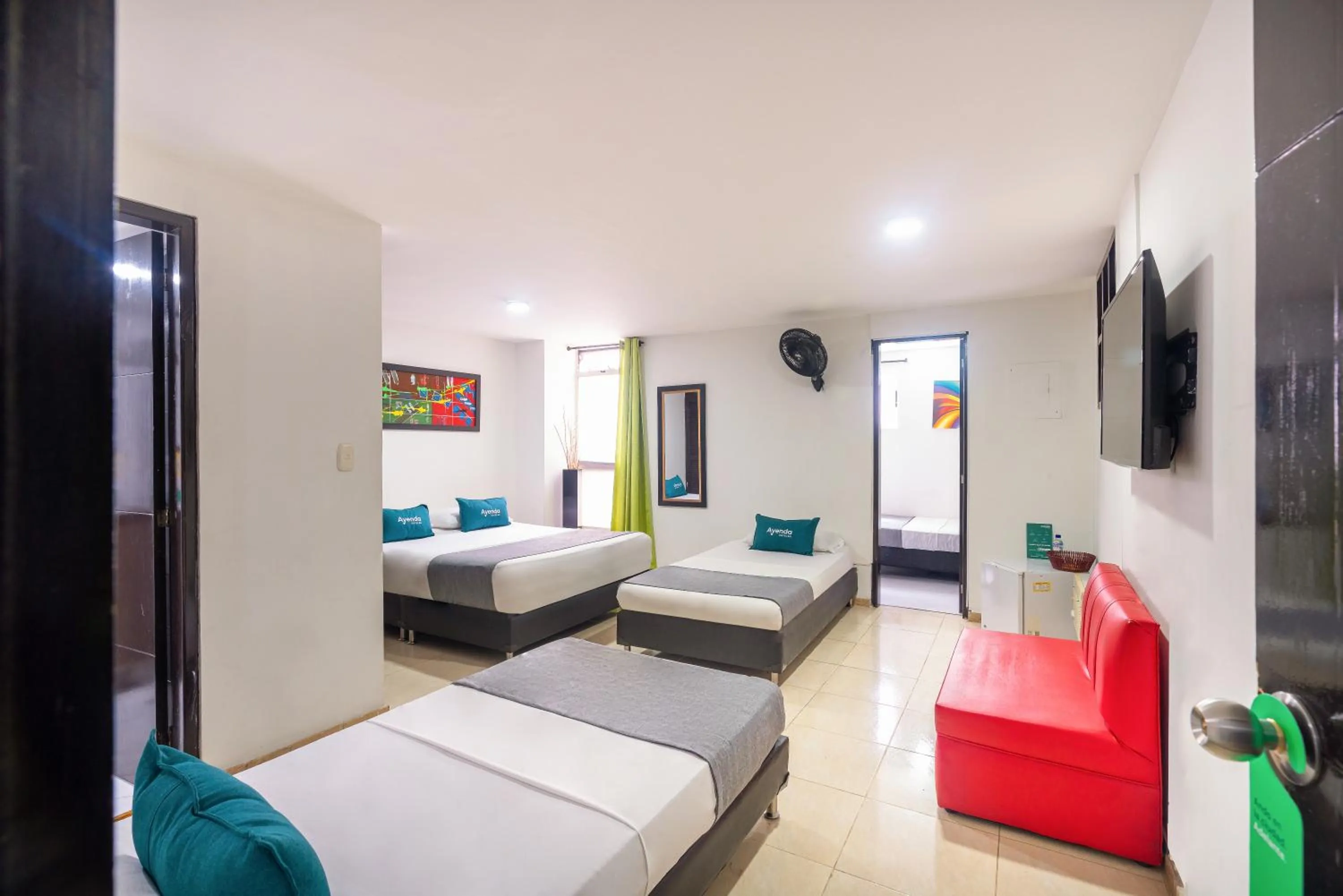 Bed in Hotel Casa Blanca Laureles