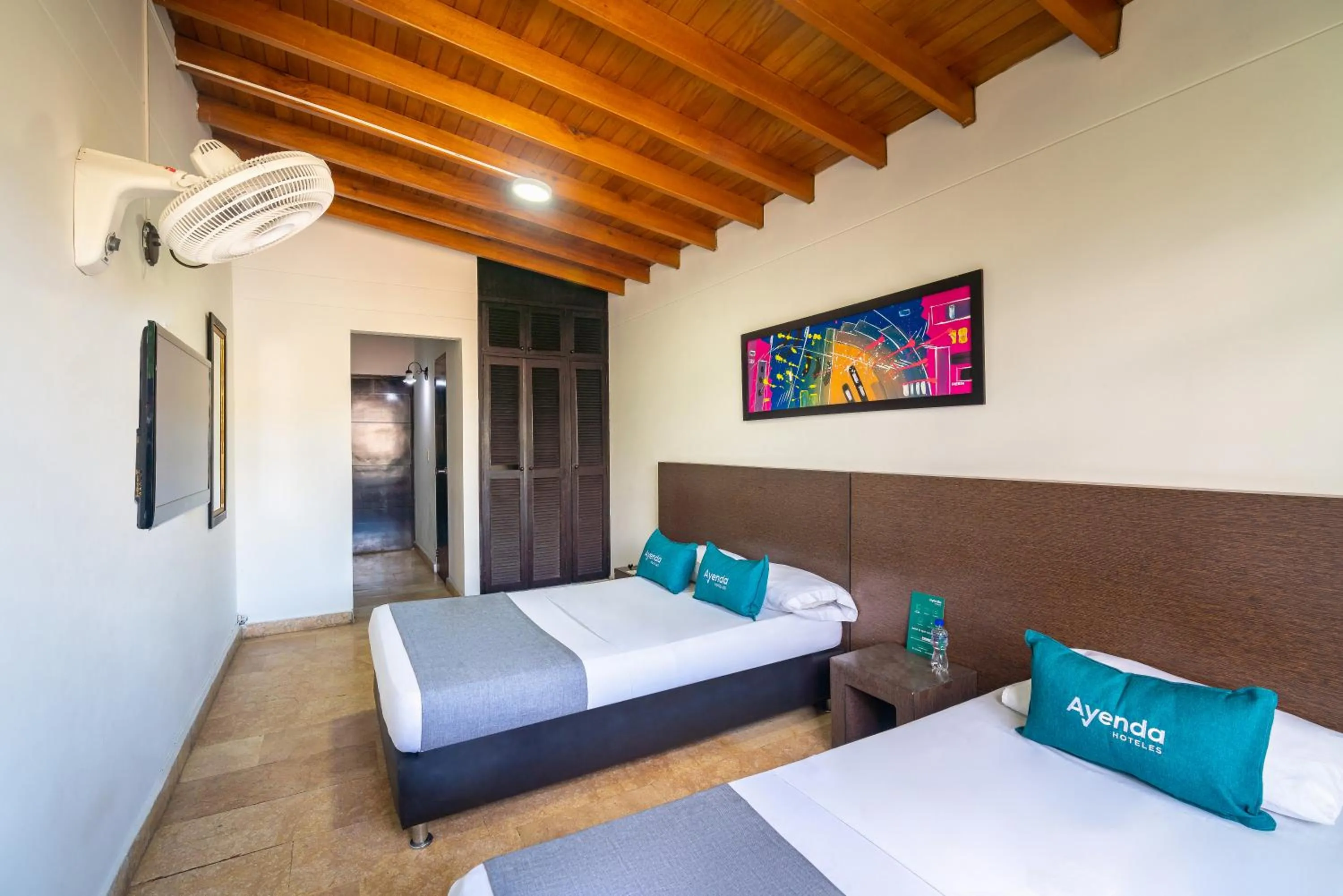 Bed in Hotel Casa Blanca Laureles