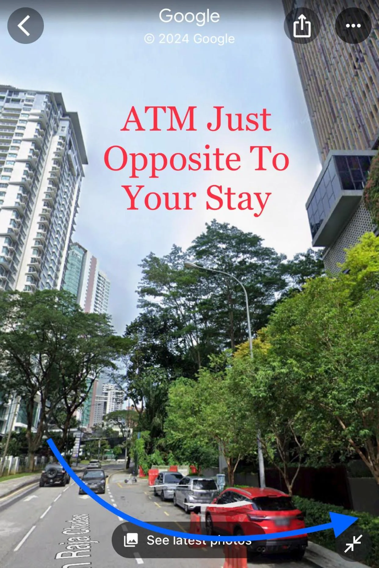 Street view in Suasana Bukit Ceylon Residence