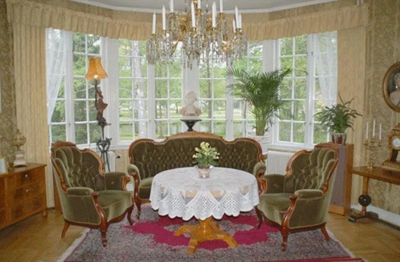 Living room in Solvikens Pensionat