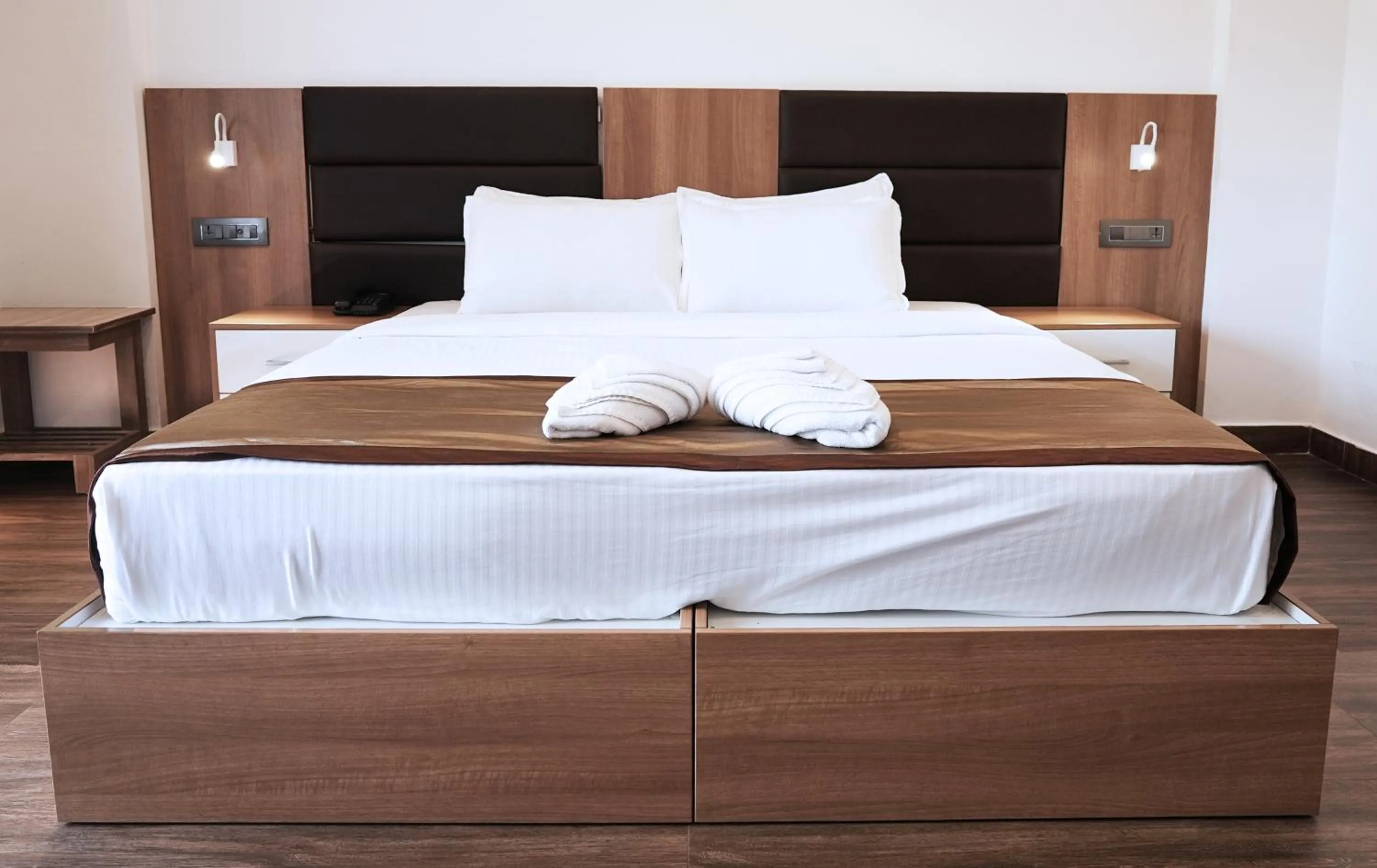 Bed in Misty Garden Resort and SPA