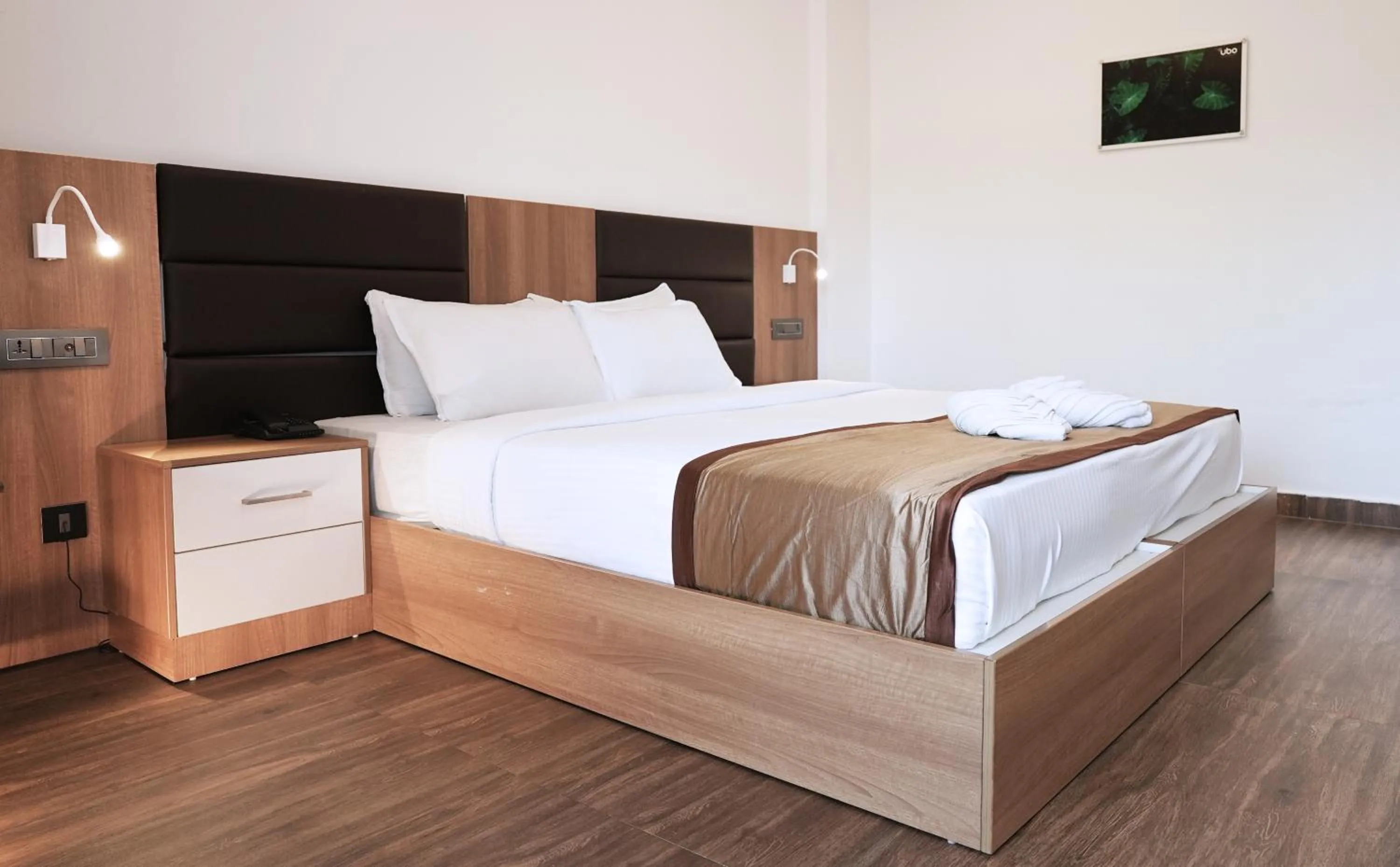 Bed in Misty Garden Resort and SPA