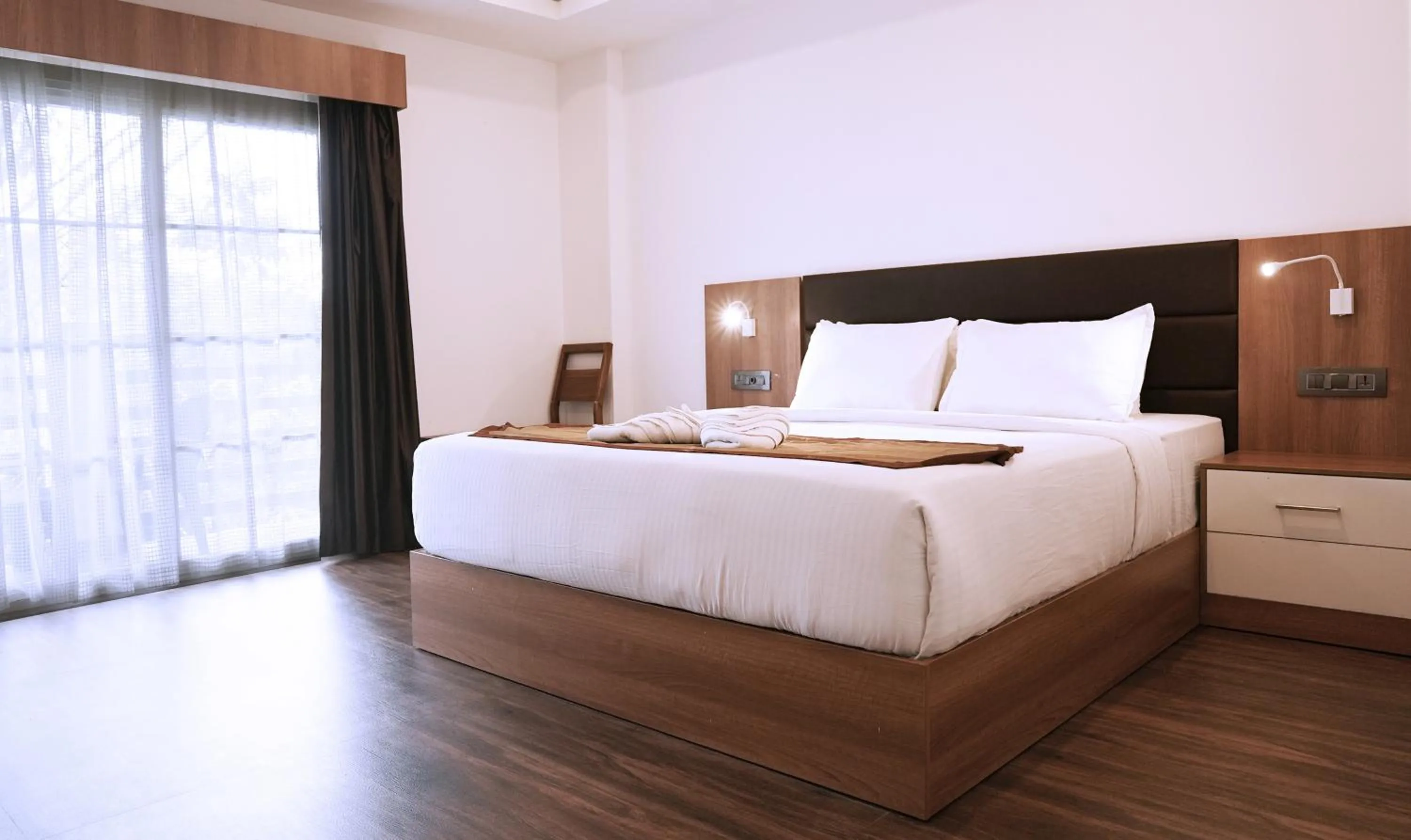 Bed in Misty Garden Resort and SPA